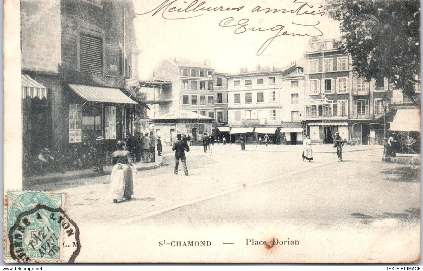 42 SAINT CHAMOND - Un Coin De La Place Dorian  - Saint Chamond