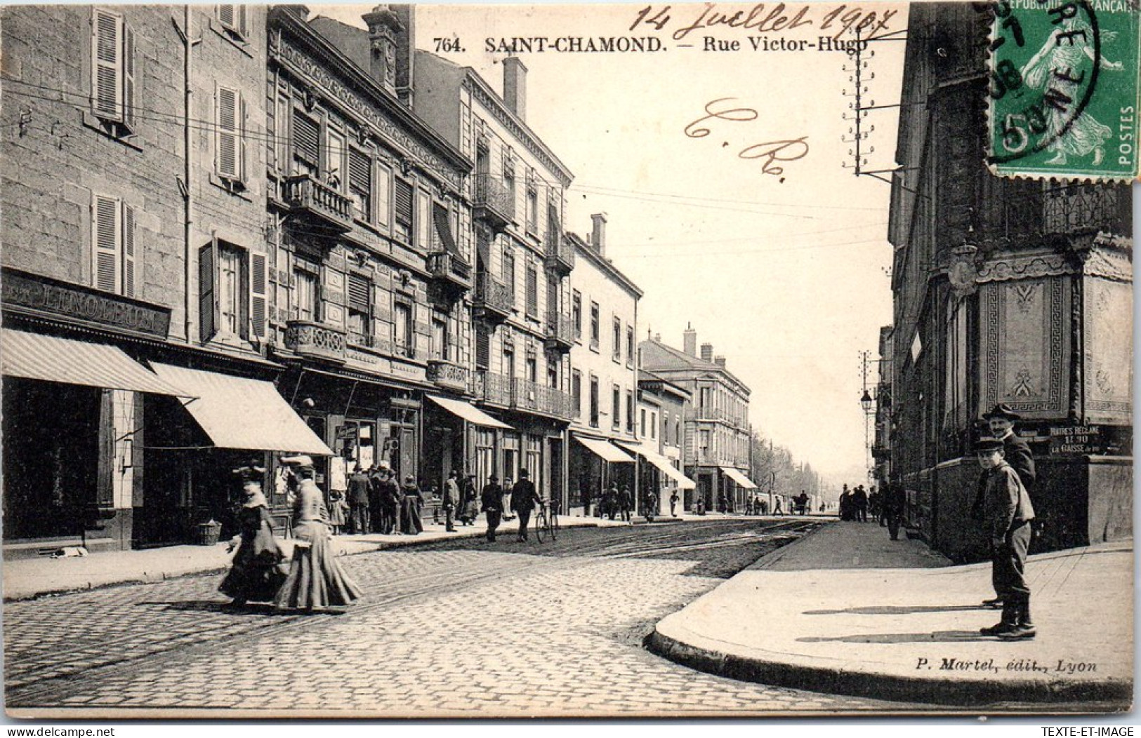42 SAINT CHAMOND - Rue Victor Hugo. - Saint Chamond