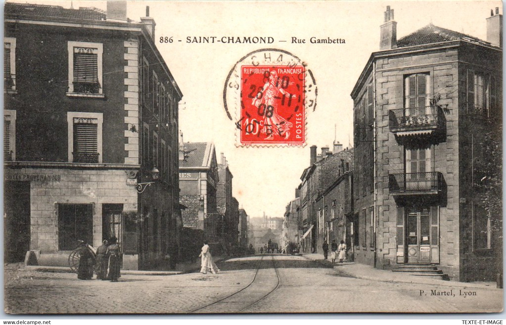 42 SAINT CHAMOND - Rue Gambetta. - Saint Chamond