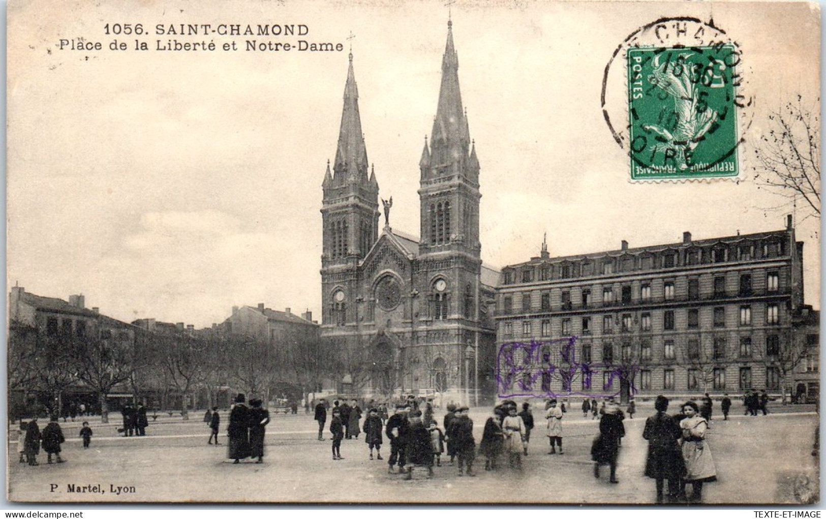 42 SAINT CHAMOND - Place De La Liberte & Notre Dame. - Saint Chamond