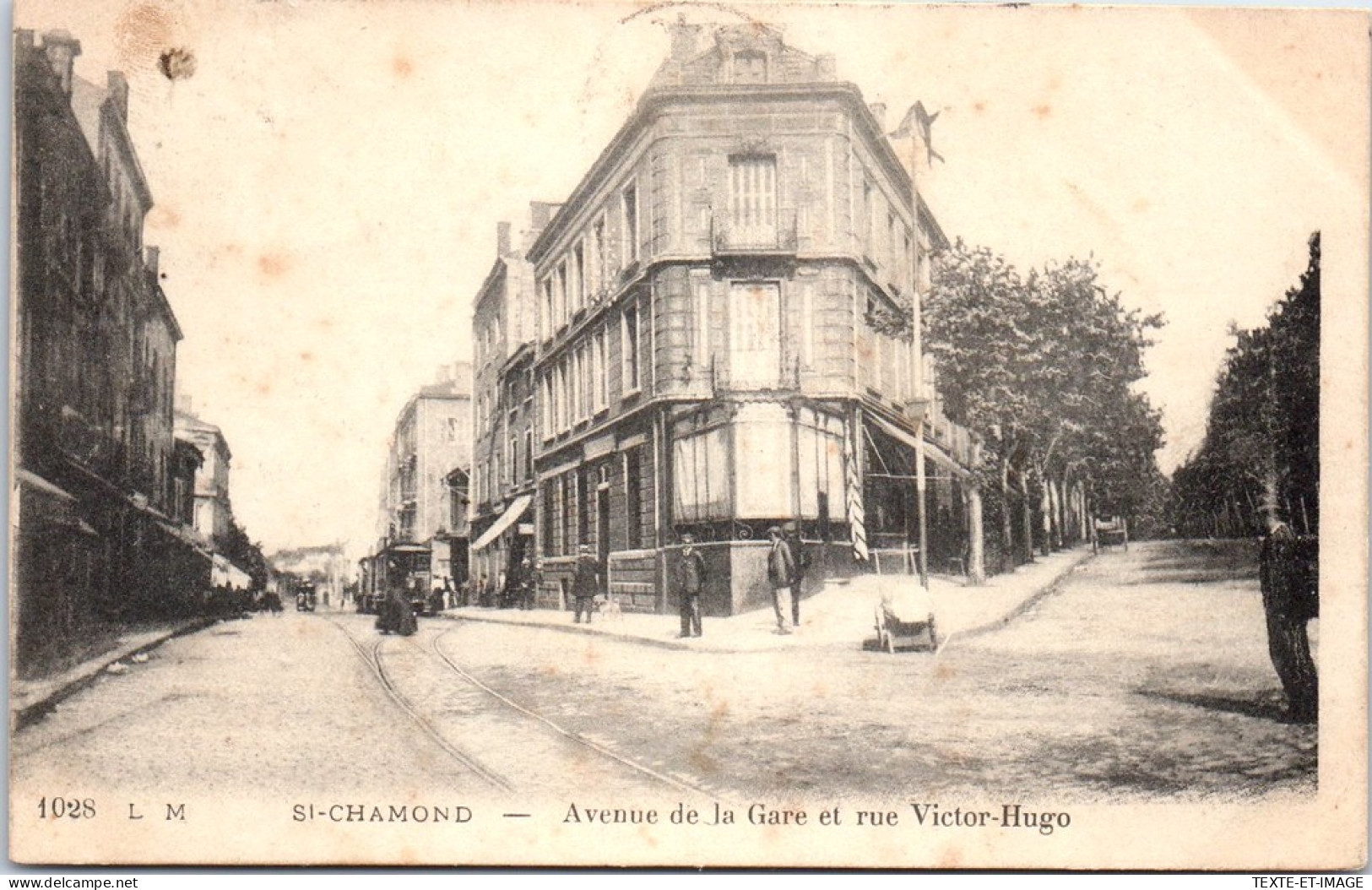 42 SAINT CHAMOND - Avenue De La Gare & Rue Victor Hugo - Saint Chamond