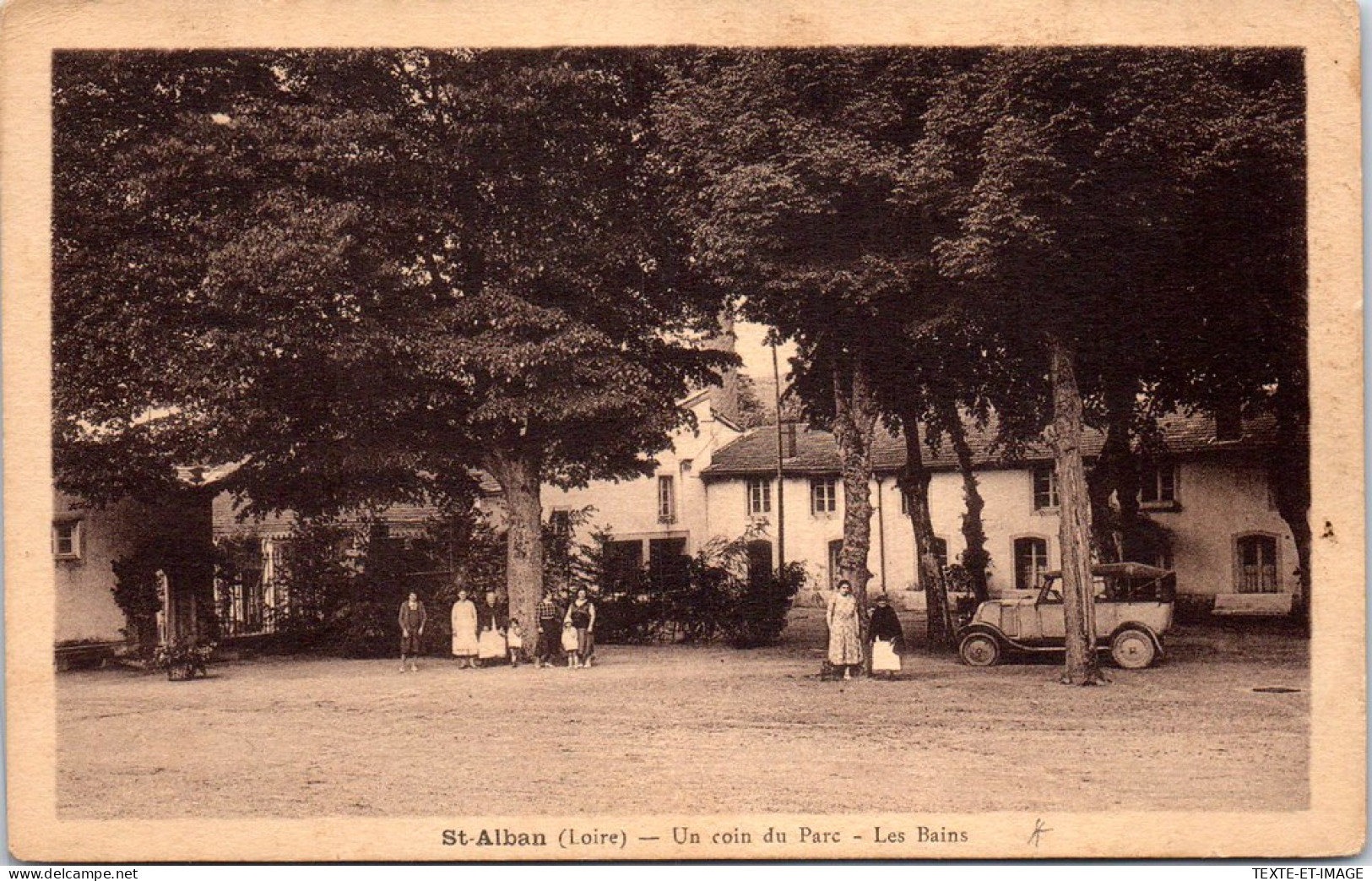 42 SAINT ALBAN - Un Coin Du Parc, Les Bains. - Sonstige & Ohne Zuordnung