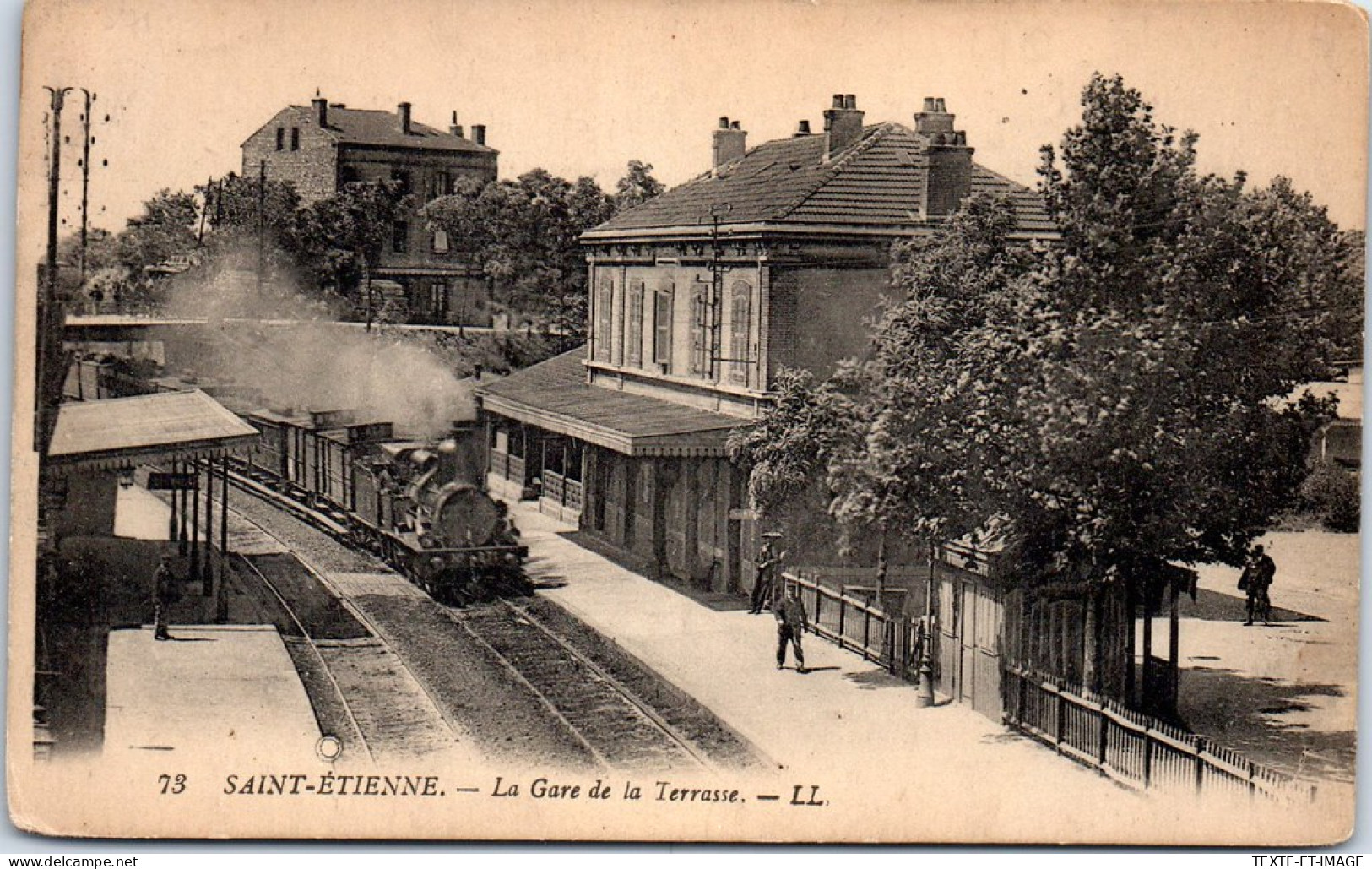 42 SAINT ETIENNE - Vue De La Gare De La Terrasse. - Saint Etienne