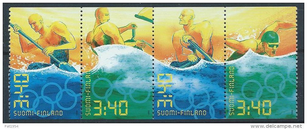 Finlande 1996 N° 1313/1316 Neufs En Bande Jeux Olympiques Sports - Unused Stamps