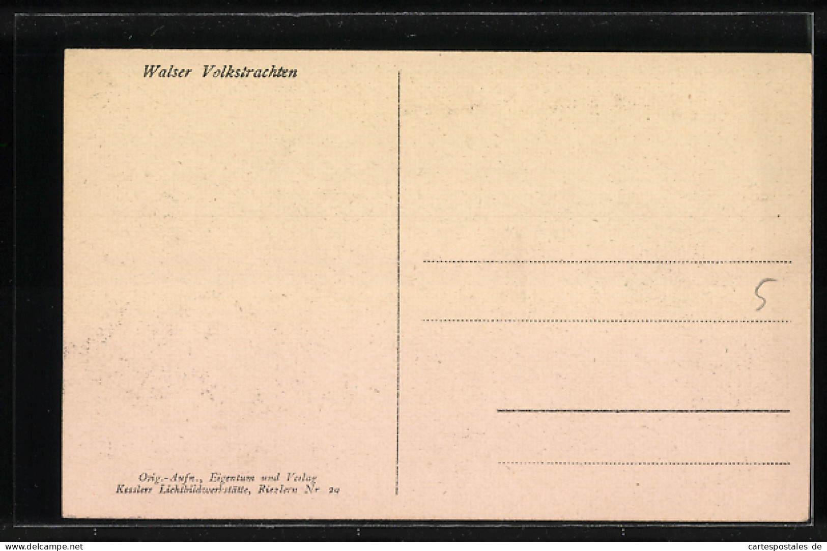 AK Frauen In Walser Volkstracht  - Unclassified