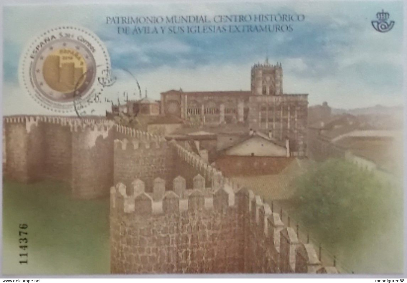 ESPAGNE SPANIEN SPAIN ESPAÑA 2019 M/S WORLD HERITAGE: ÁVILA HB USED ED HB-5301 MI B320-5334 YT F5039 SC SH4346 - Usati