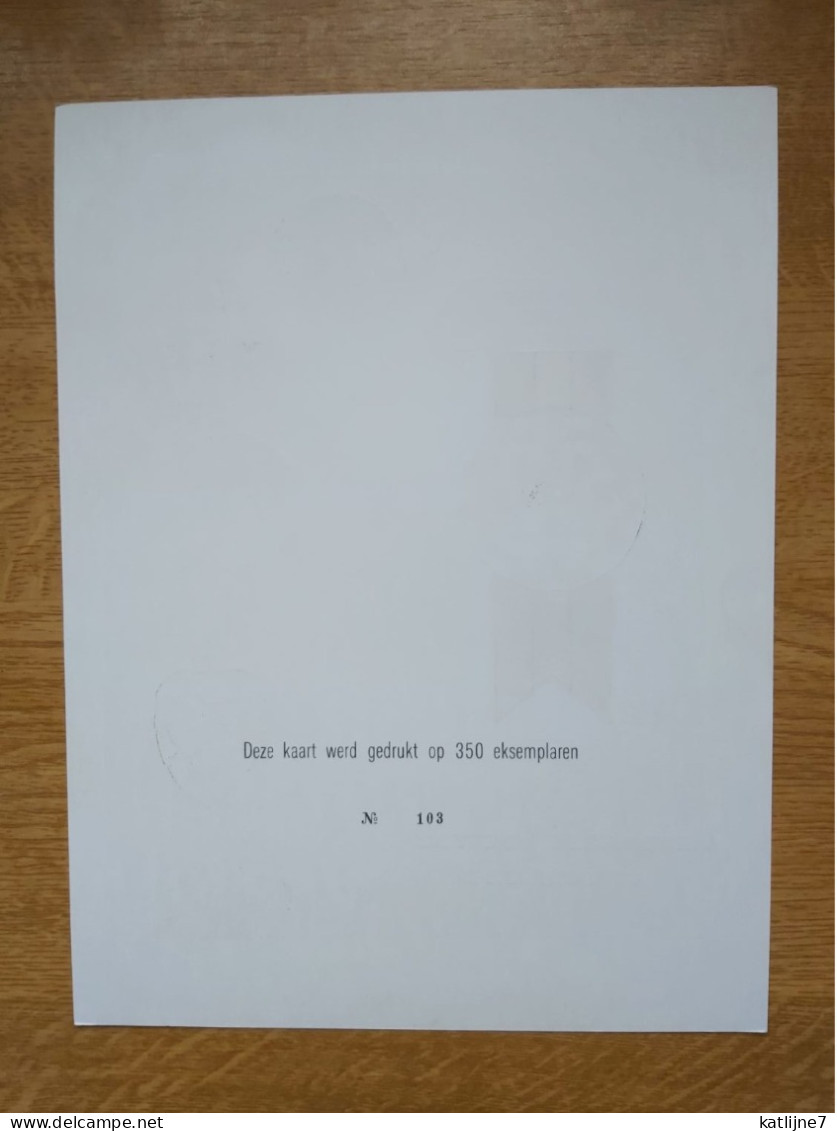 Vierdaagse Voettocht Van De IJzer  1979  Kaart Nr 103 - Commemorative Documents