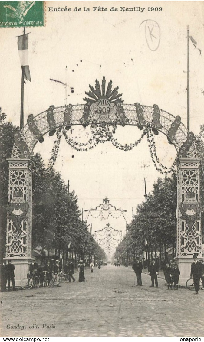 D9629 Neuilly Sur Seine Entrée De La Fête  De Neuilly - Neuilly Sur Seine