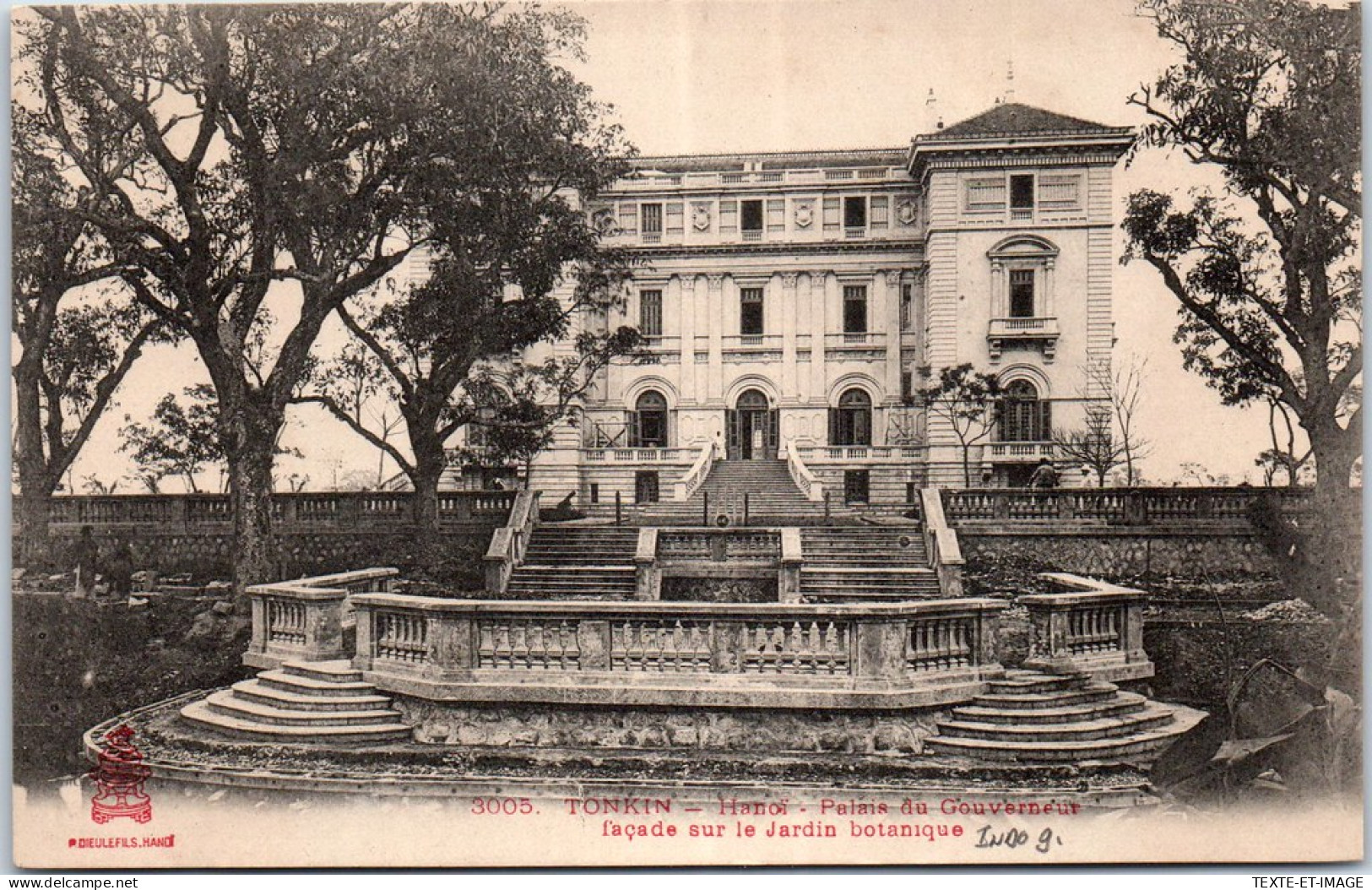 INDOCHINE - HANOI - Vue Du Palais Du Gouverneur. - Vietnam