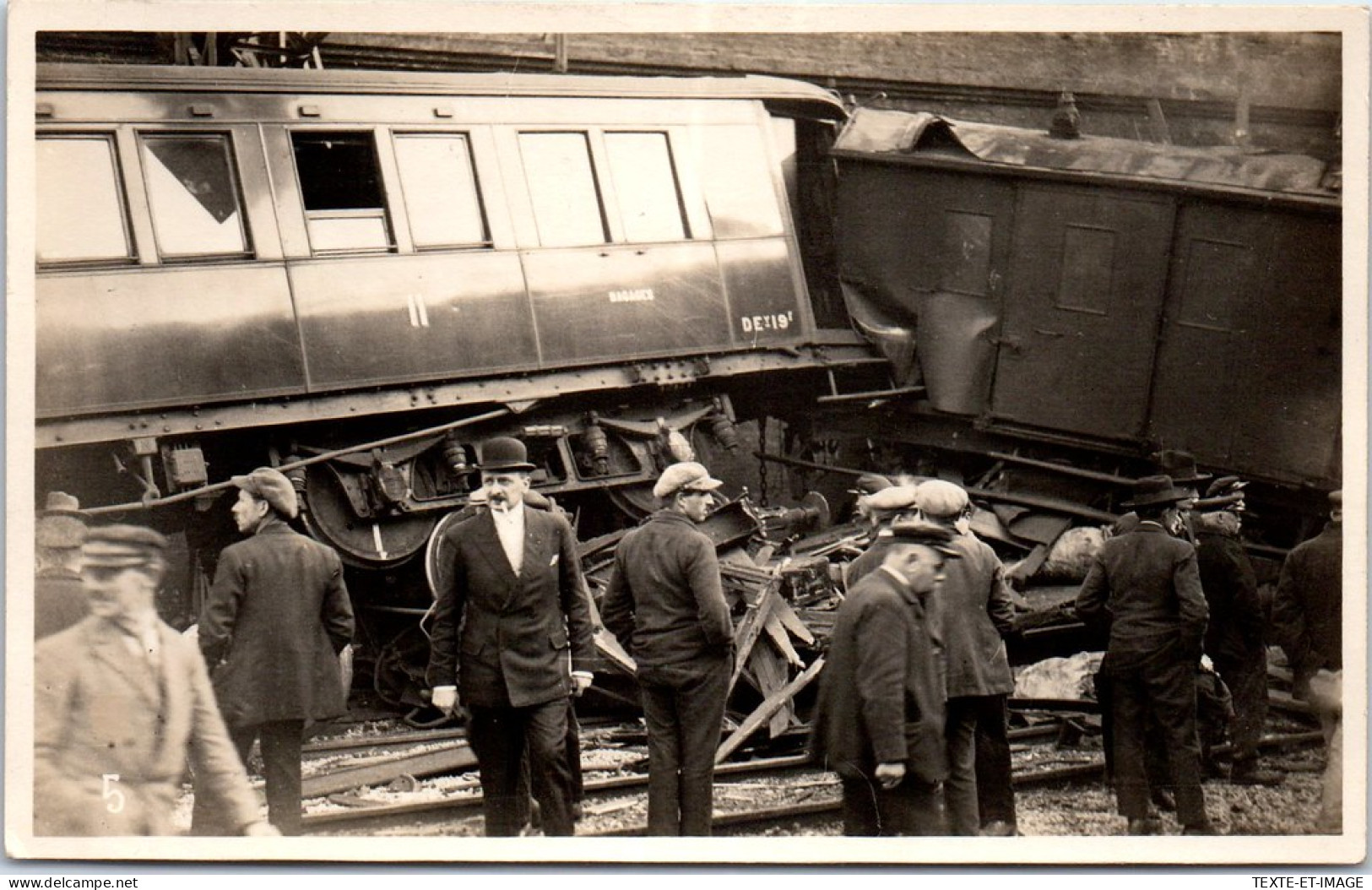 80 AMIENS  CARTE PHOTO Catastrophe Feroviaire Du 29.04.1925 [C9] - Amiens