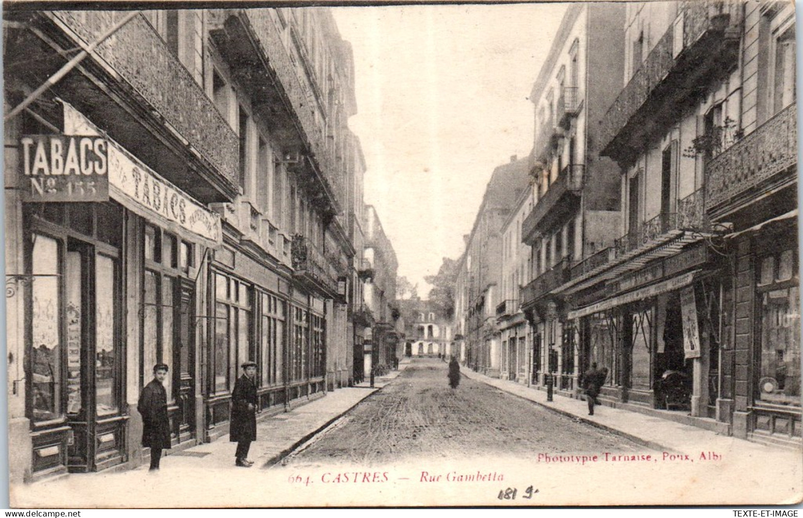 81 CASTRES - La Rue Gambetta. - Castres