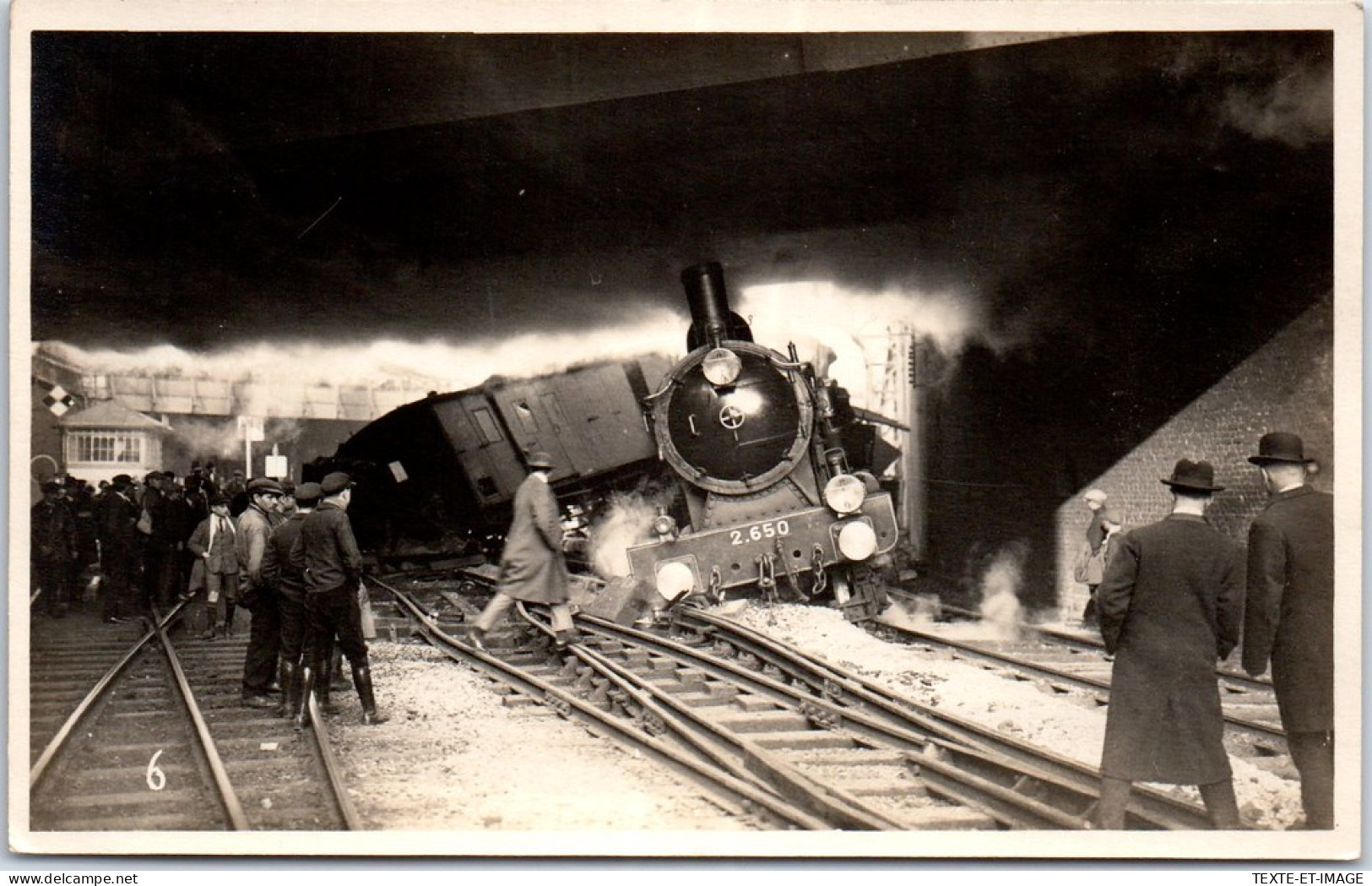 80 AMIENS  CARTE PHOTO Catastrophe Feroviaire Du 29.04.1925 [C8] - Amiens