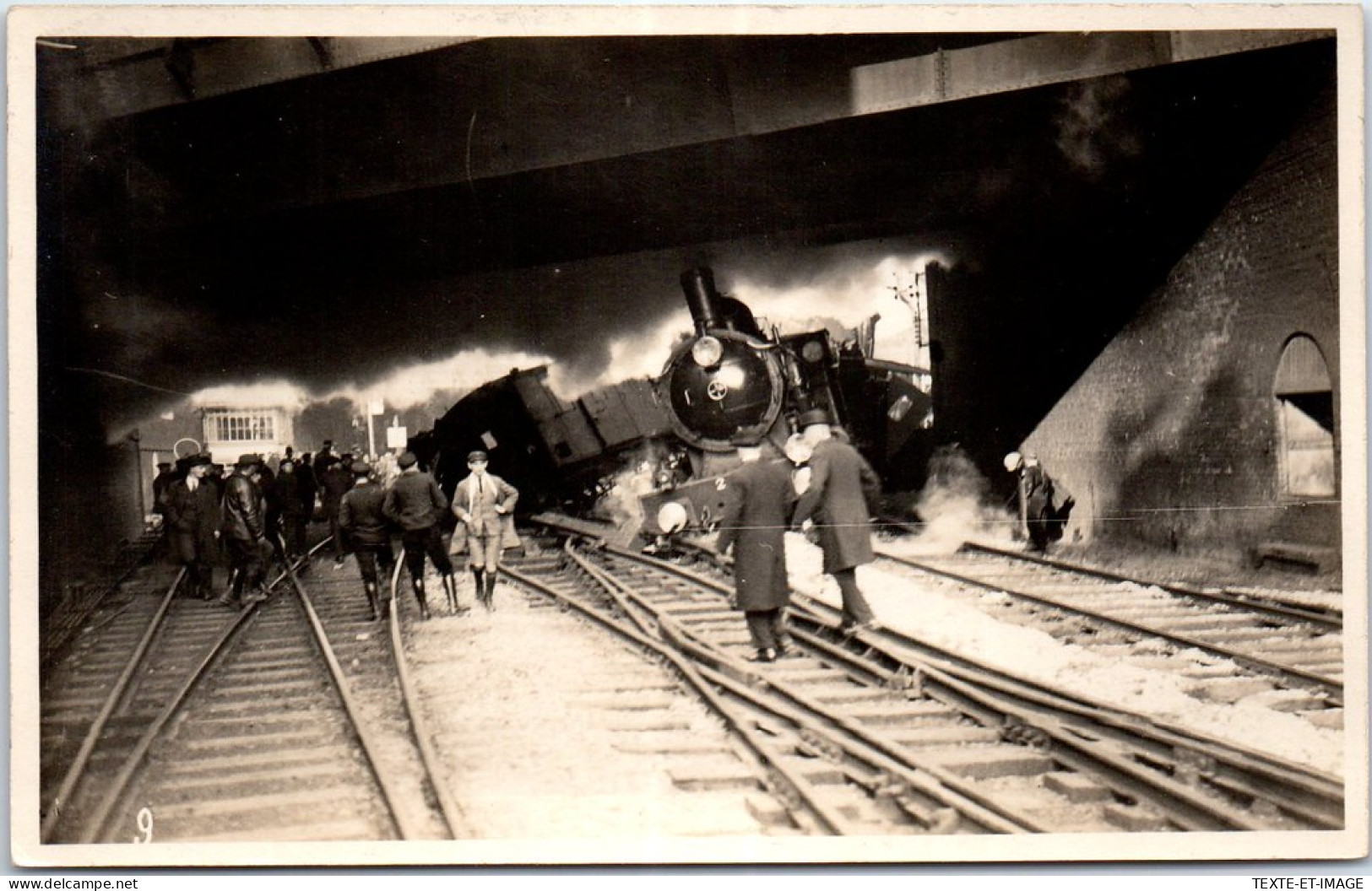 80 AMIENS  CARTE PHOTO Catastrophe Feroviaire Du 29.04.1925 [C4] - Amiens