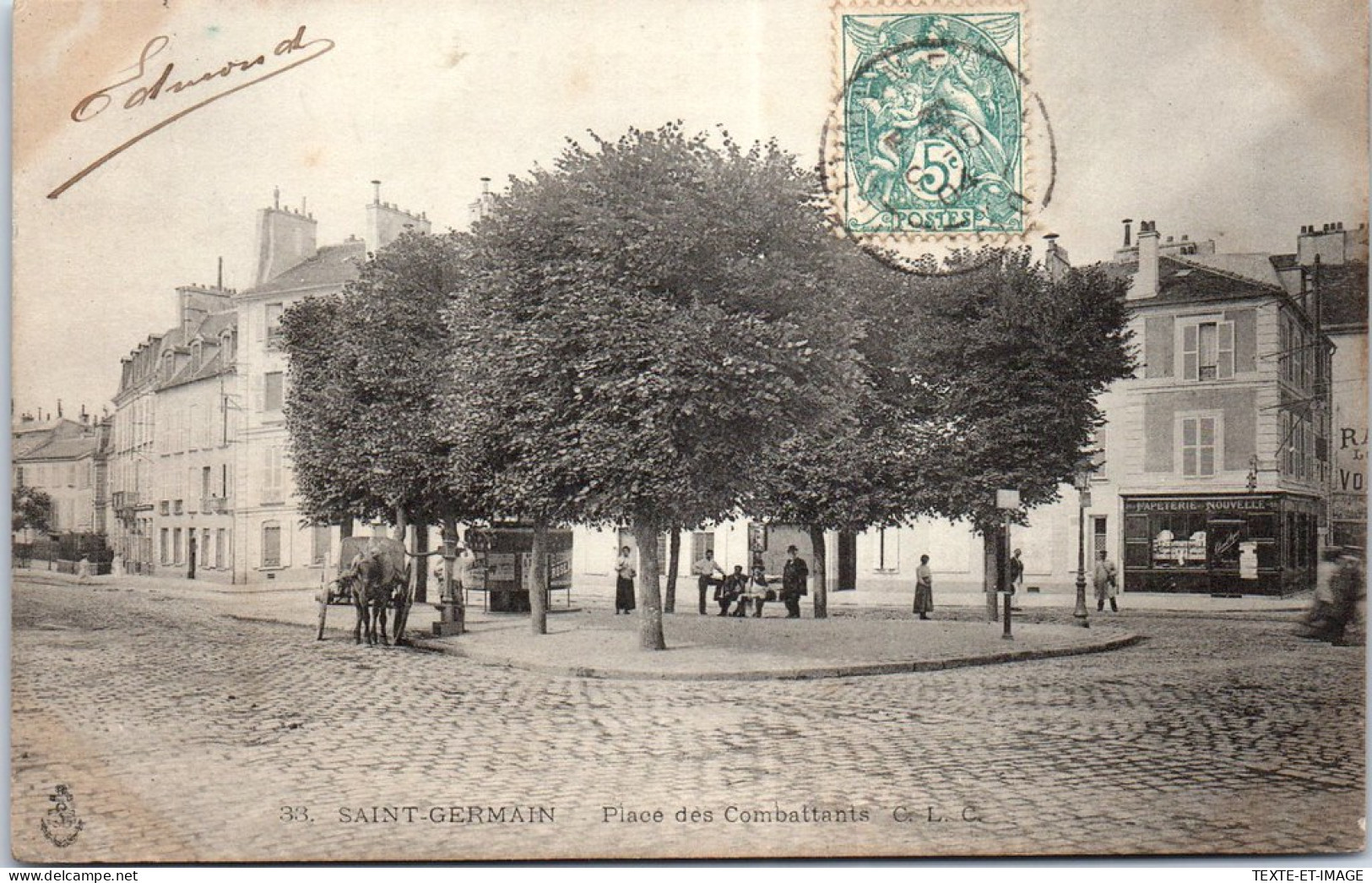 78 SAINT GERMAIN - La Place Des Combattants. - St. Germain En Laye