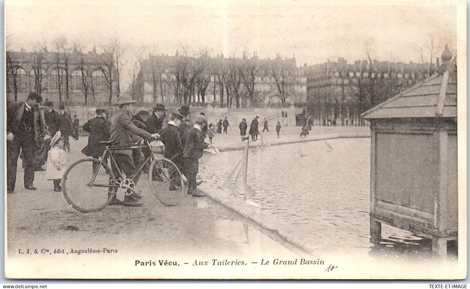 75 PARIS - Paris Vecu - Aux Tuileries, Le Grand Bassin  - Artisanry In Paris