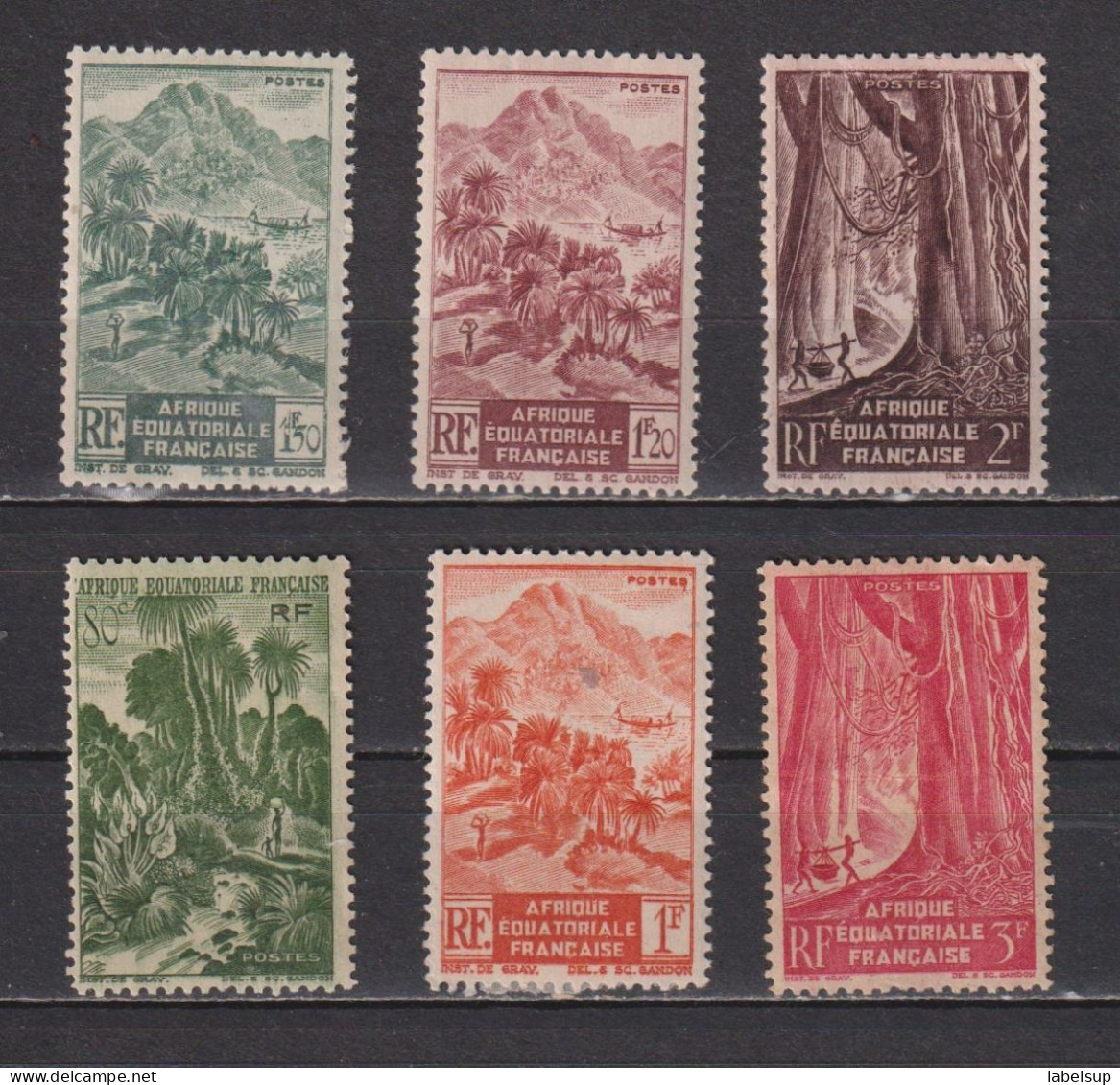 Lot De Timbres Neufs*/** De France A.E.F De 1947 - Unused Stamps