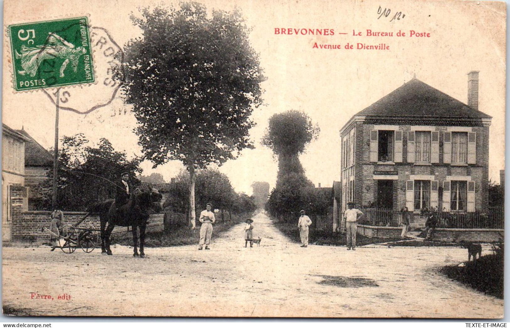 10 BREVONNES - Le Bureau De Poste, Avenue De Dienville - Andere & Zonder Classificatie