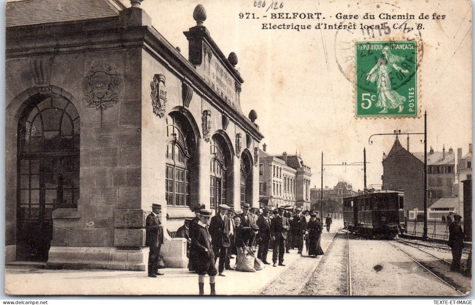 90 BELFORT - La Gare De Chemin De Fer Electrique  - Belfort - Ville