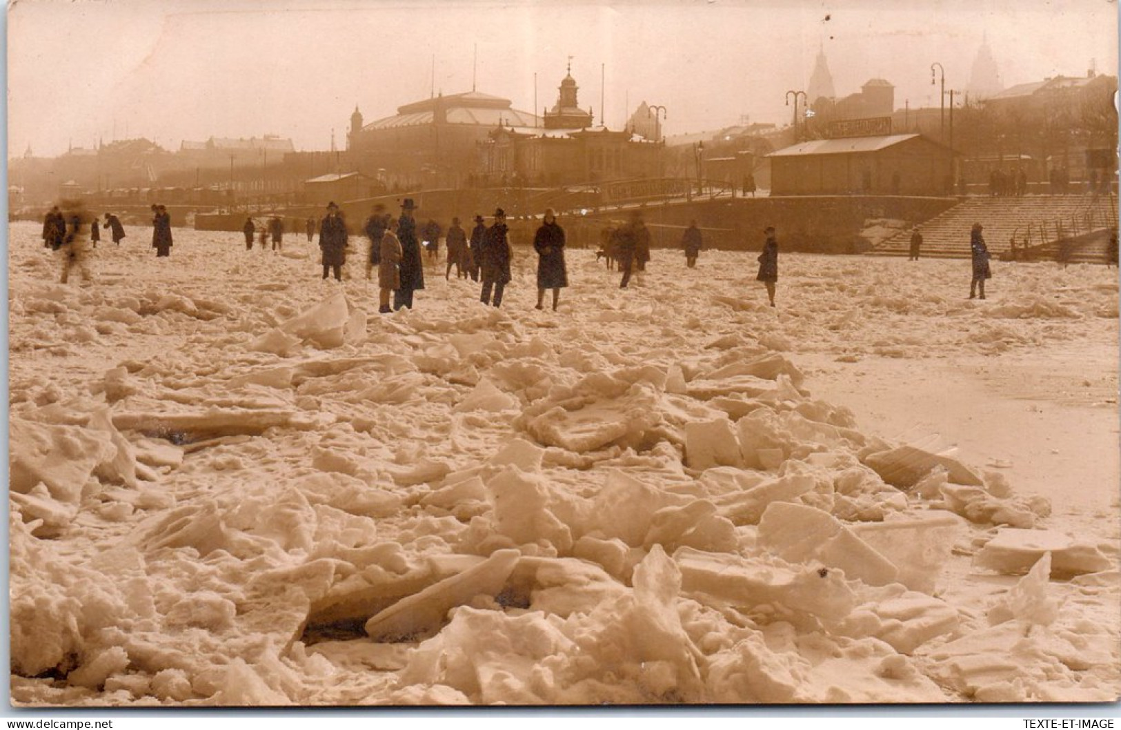 Allemagne - RHENANIE PALATINAT - CARTE PHOTO Mayence Sous La Glace - Other & Unclassified