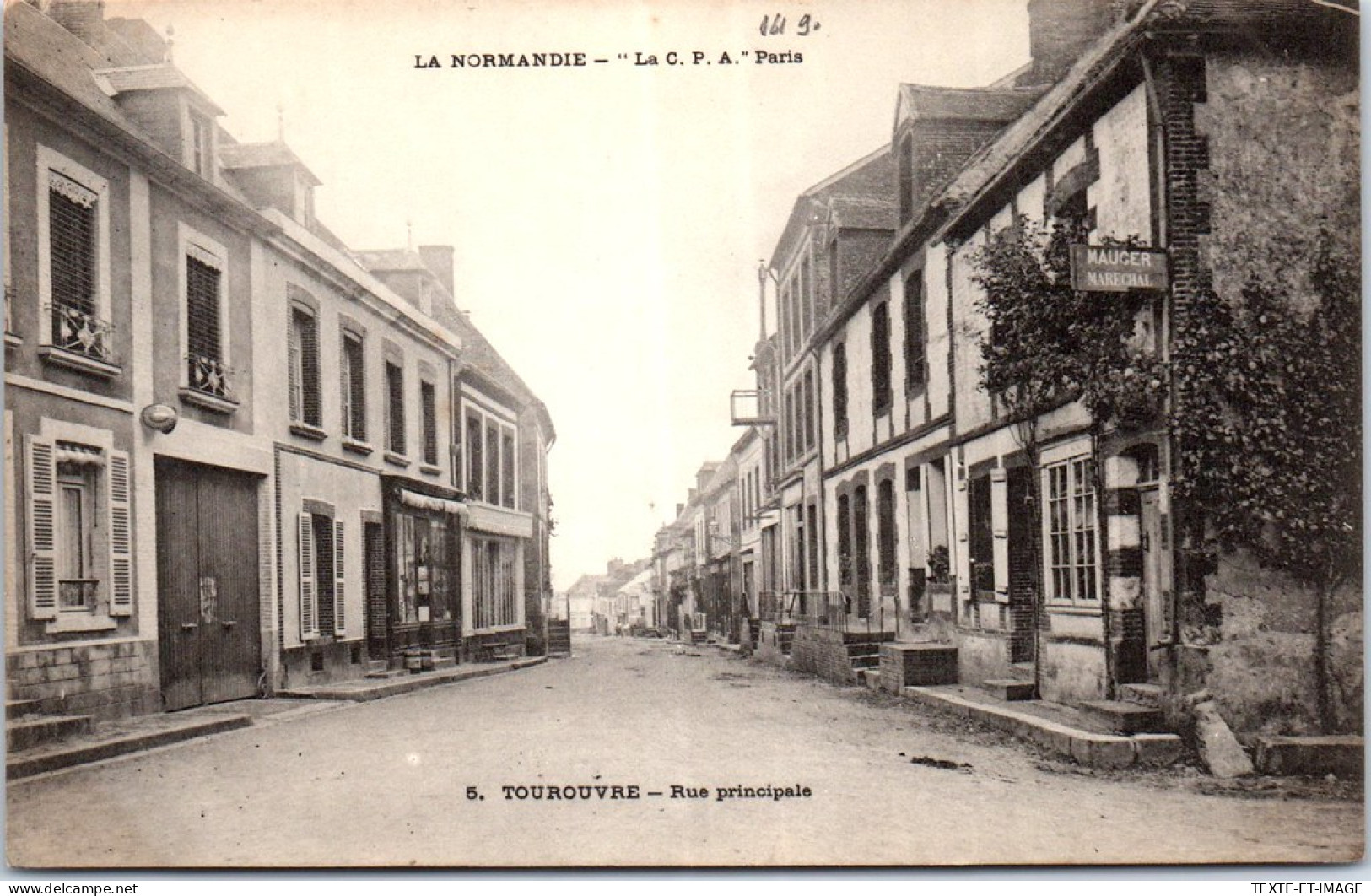 61 TOUROUVRE - La Rue Principale De La Commune  - Sonstige & Ohne Zuordnung