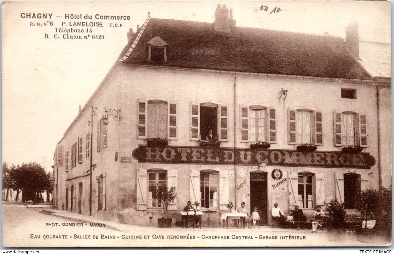 71 CHAGNY - L'hotel Du Commerce. - Chagny