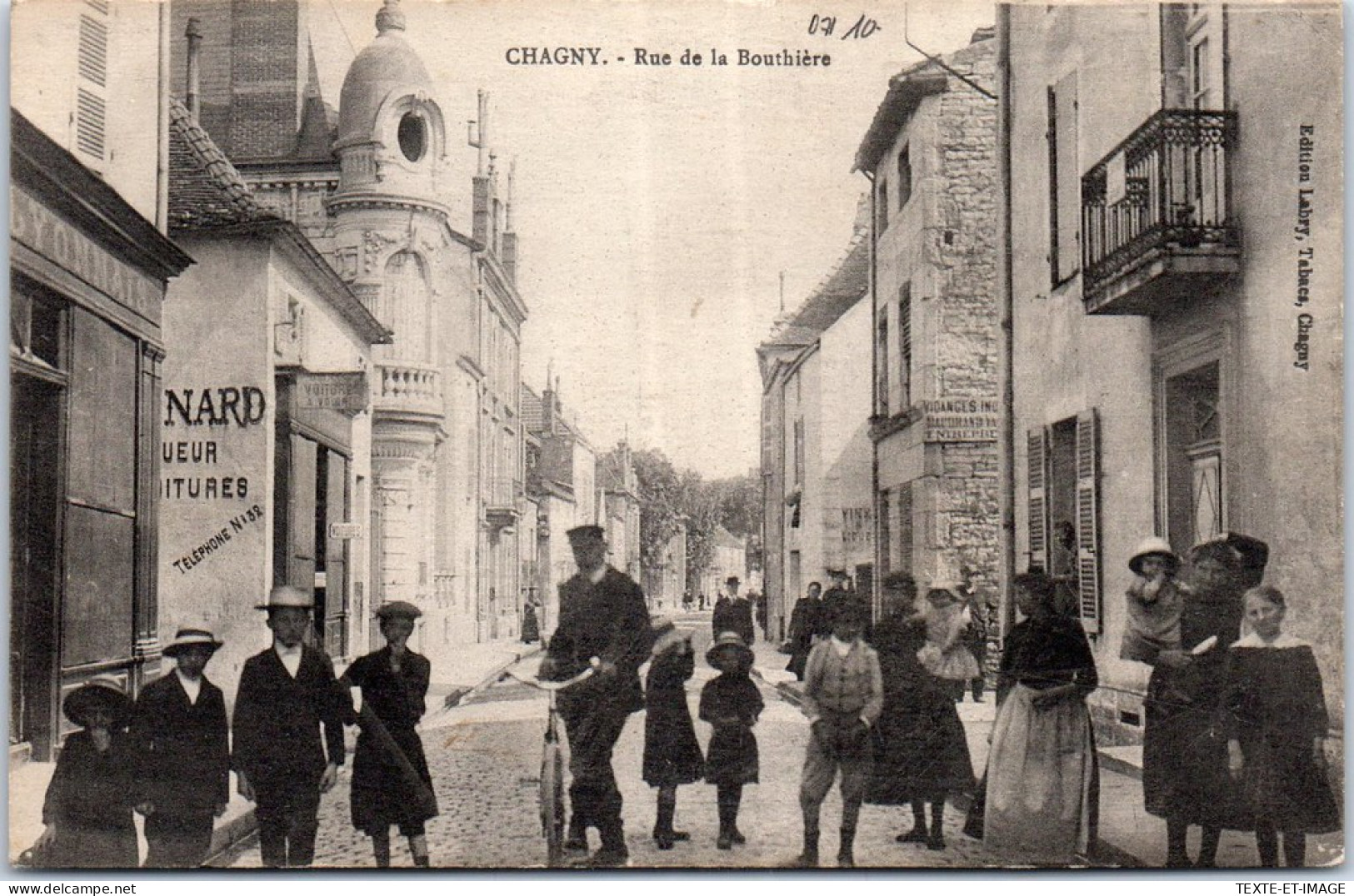 71 CHAGNY - La Rue De La Bouthiere. - Chagny