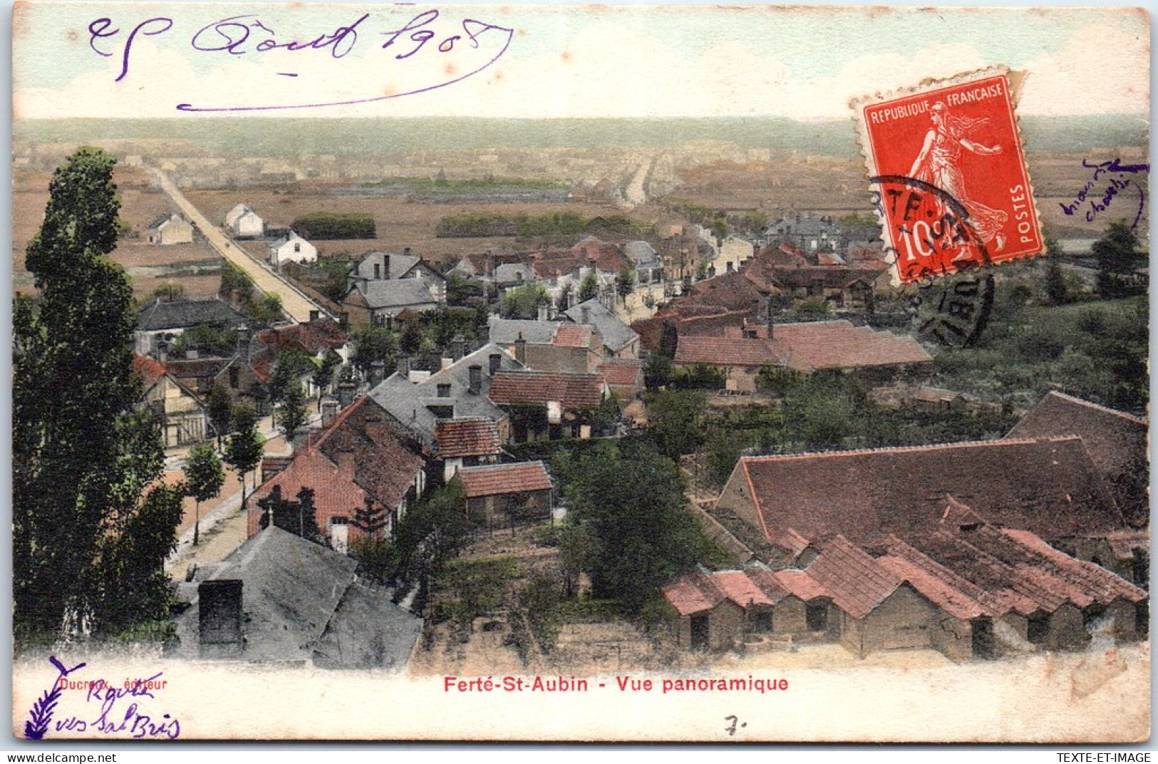 45 LA FERTE - Vue Panoramique  - La Ferte Saint Aubin