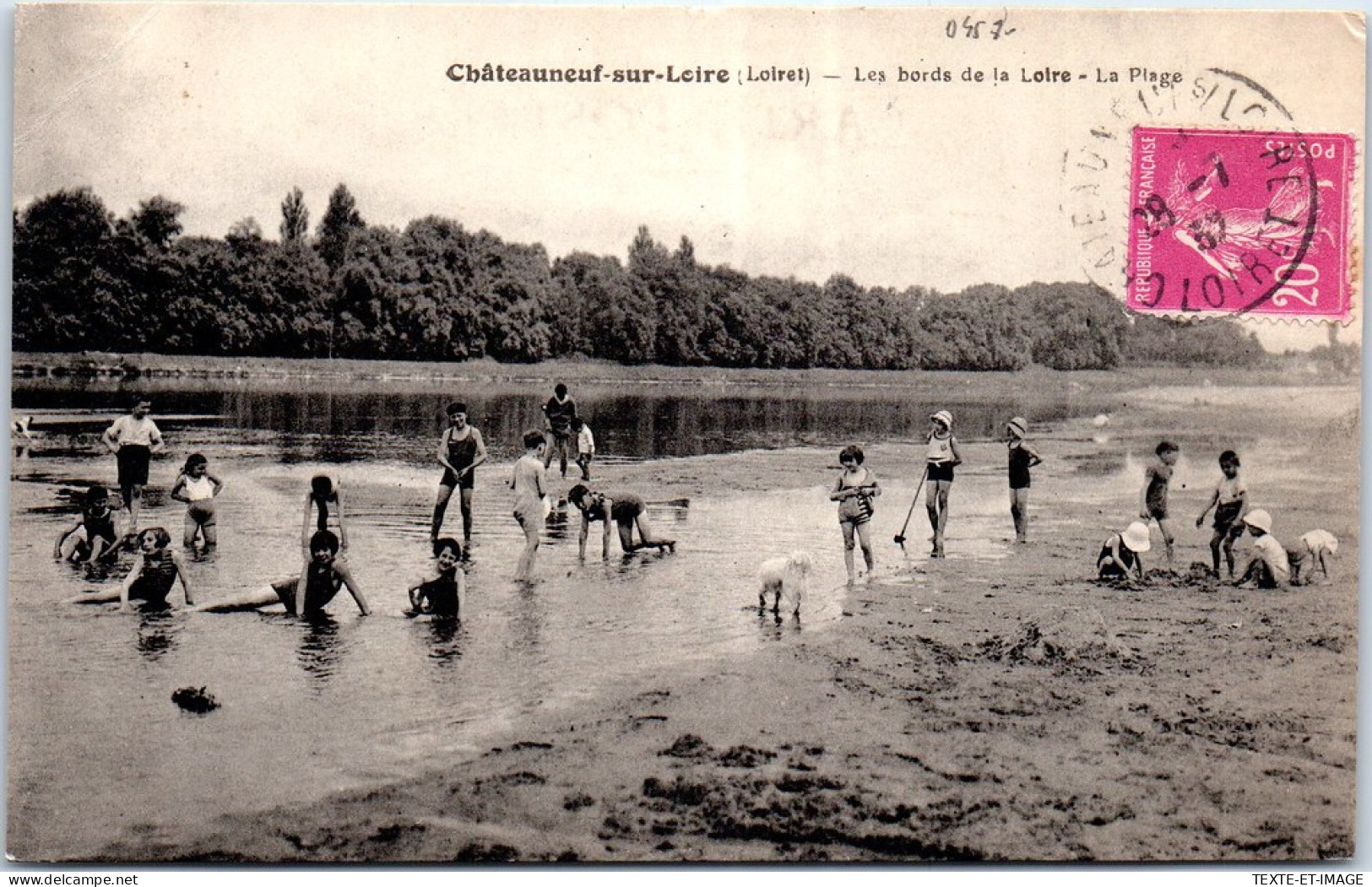 45 CHATEAUNEUF SUR LOIRE - Les Bords De La Loire, La Plage  - Autres & Non Classés