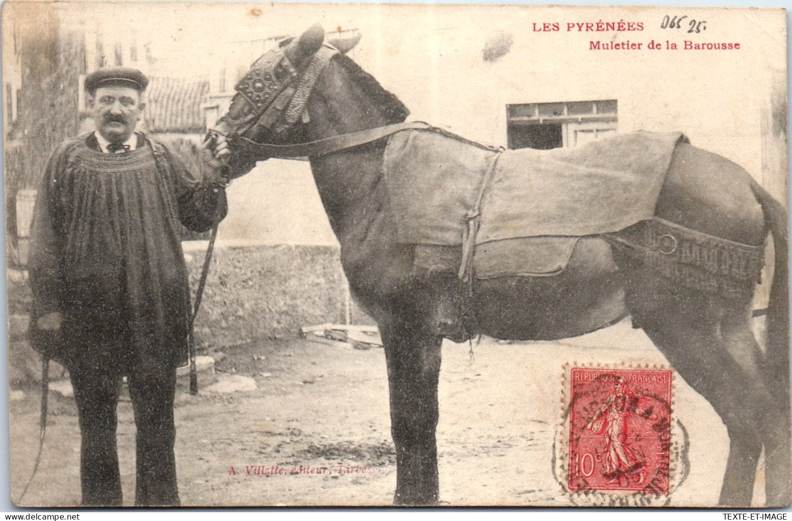 65 Types Des Pyrenees - Un Muletier De La Barousse  - Otros & Sin Clasificación
