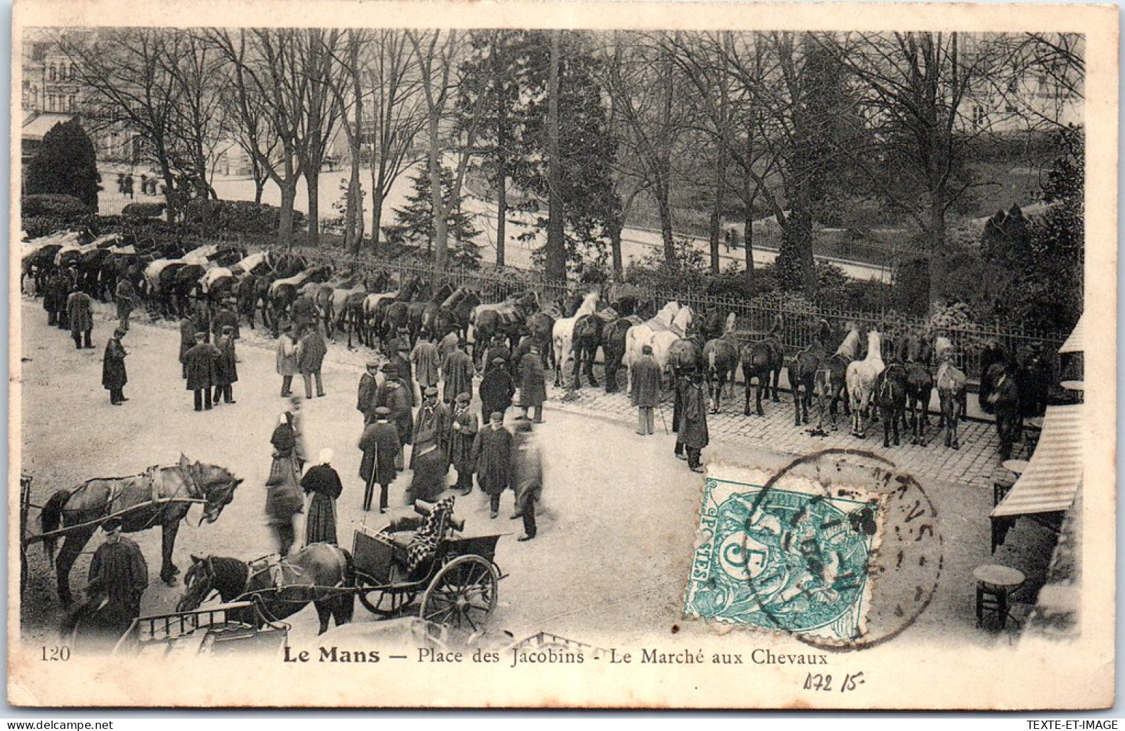 72 LE MANS - La Place Des Jacobins, Le Marche Aux Chevaux  - Le Mans