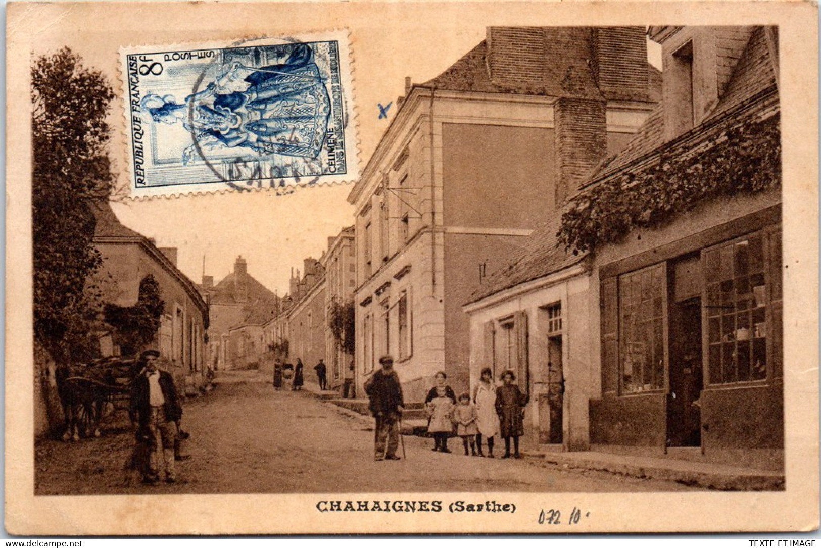 72 CHAHAIGNES - Le Centre De La Commune. - Andere & Zonder Classificatie