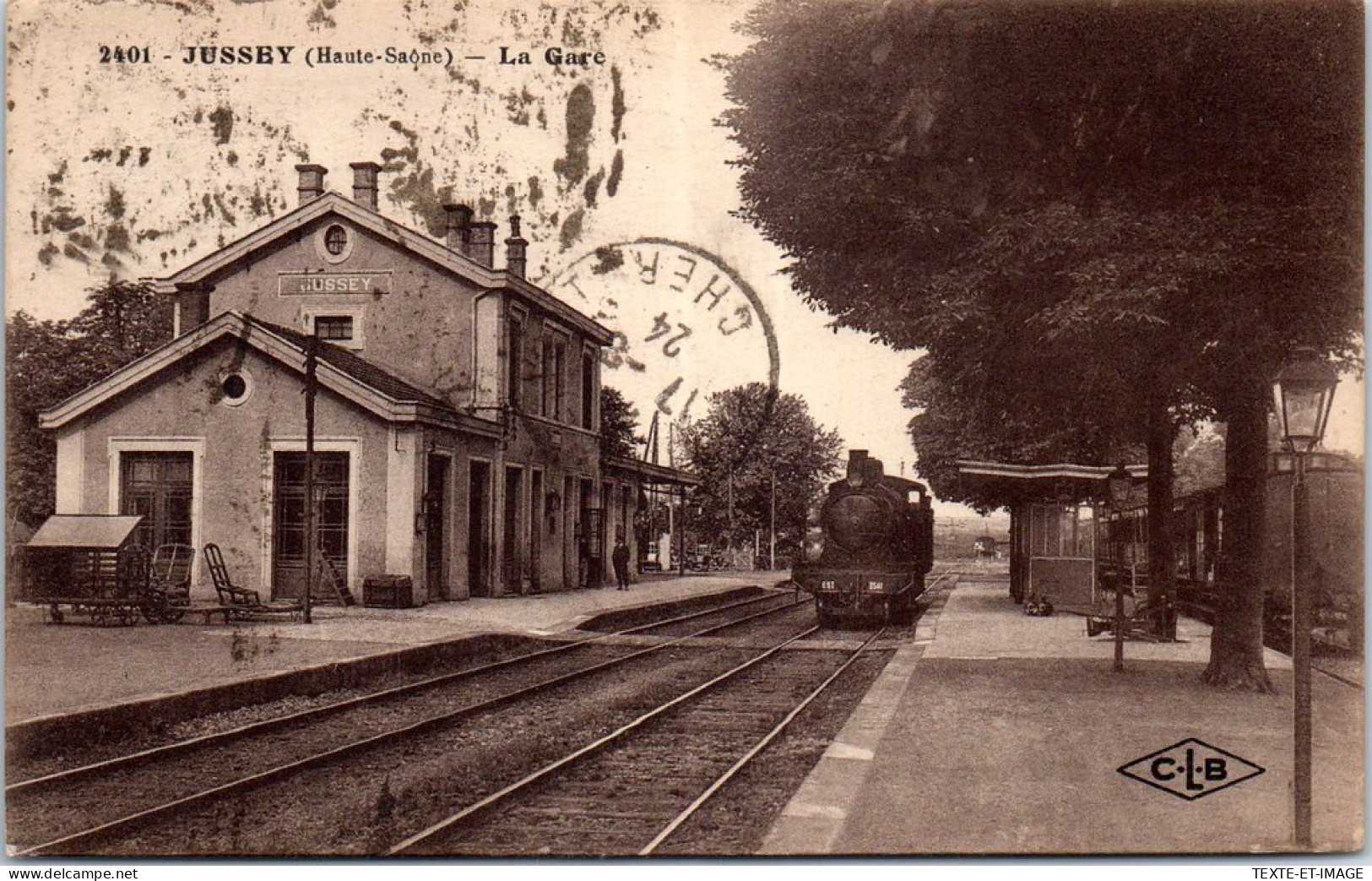 70 JUSSEY - La Gare, Arrivee D'un Train. - Jussey