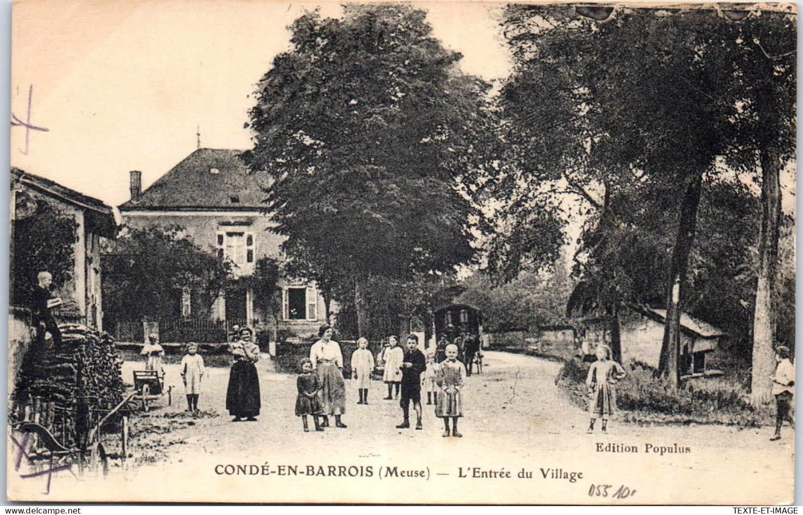 55 CONDE EN BARROIS - L'entree Du Village  - Sonstige & Ohne Zuordnung