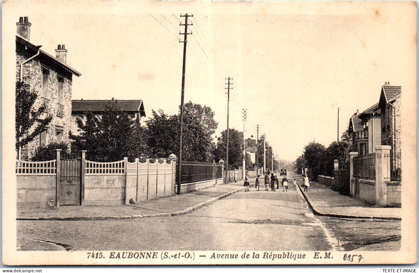 95 EAUBONNE - Vue De L'avenue De La Republique - Other & Unclassified