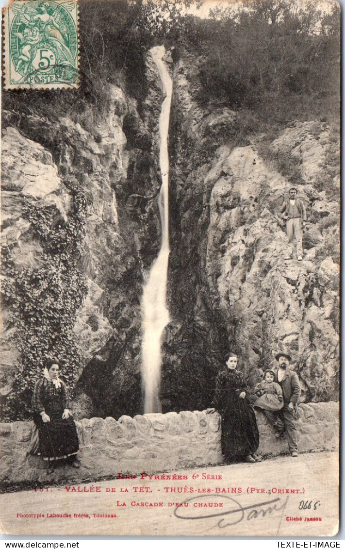 66 THUES LES BAINS - La Cascade D'eau Chaude. - Sonstige & Ohne Zuordnung