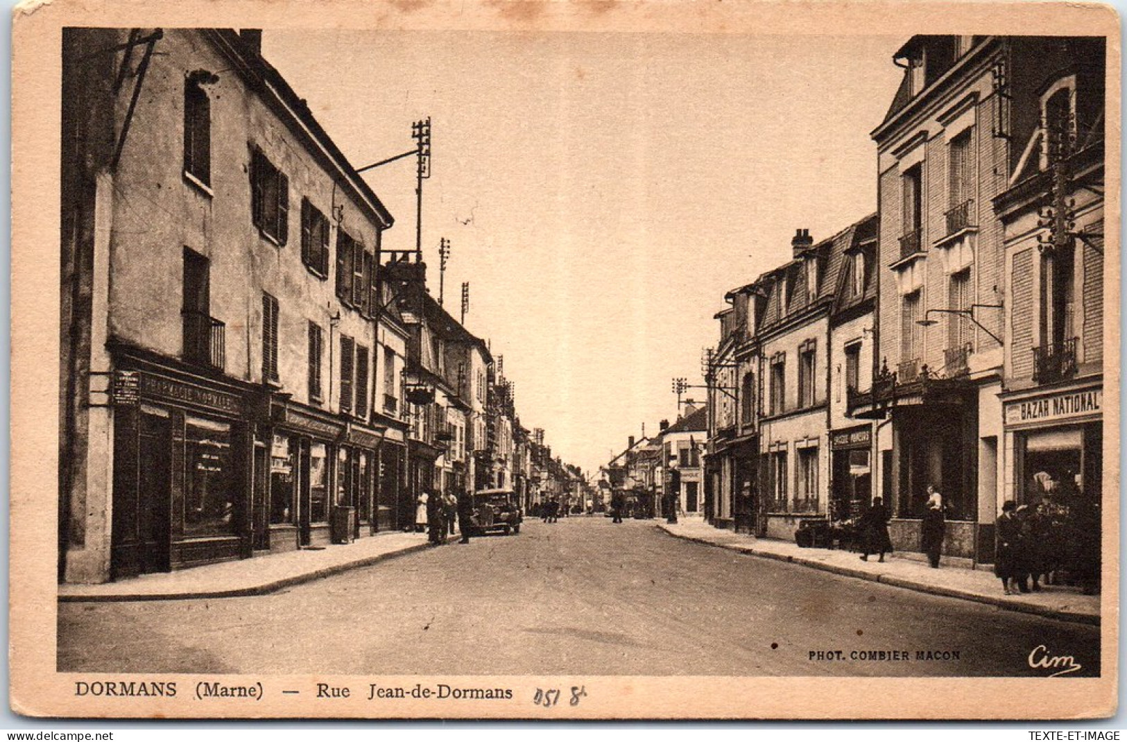51 DORMANS - La Rue Jean De Dormans. - Dormans