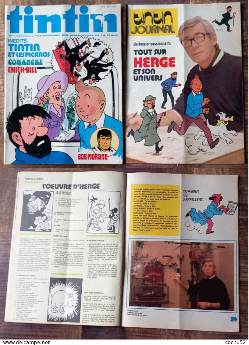 Bande Dessinée, Revue Tintin, N° 38, 30e Année (couverture & Supplément Hergé)---Tintin Et Les Picaros - Kuifje