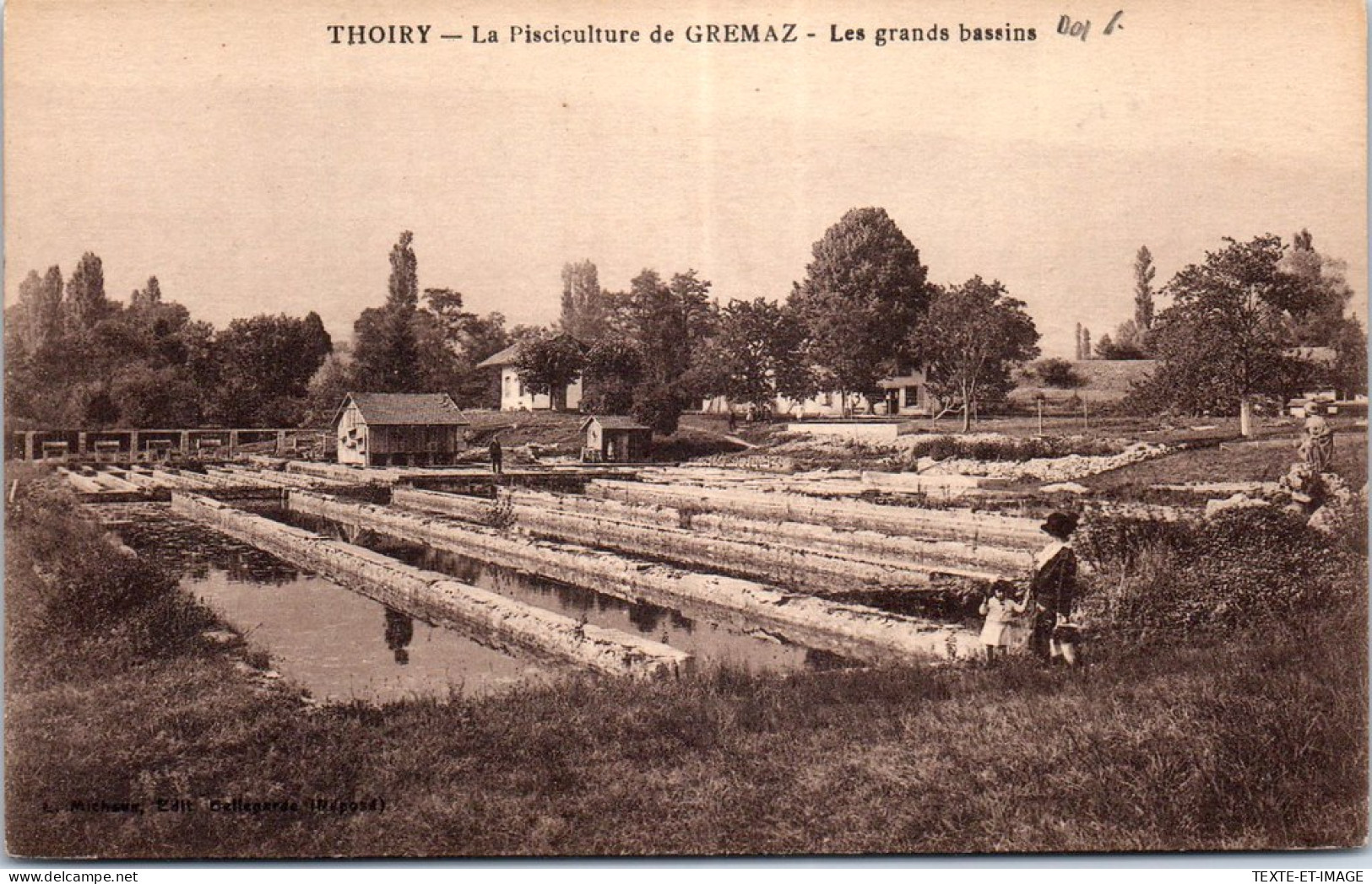 01 THOIRY - La Pisciculture De GREMAZ, Les Grands Bassins  - Non Classés