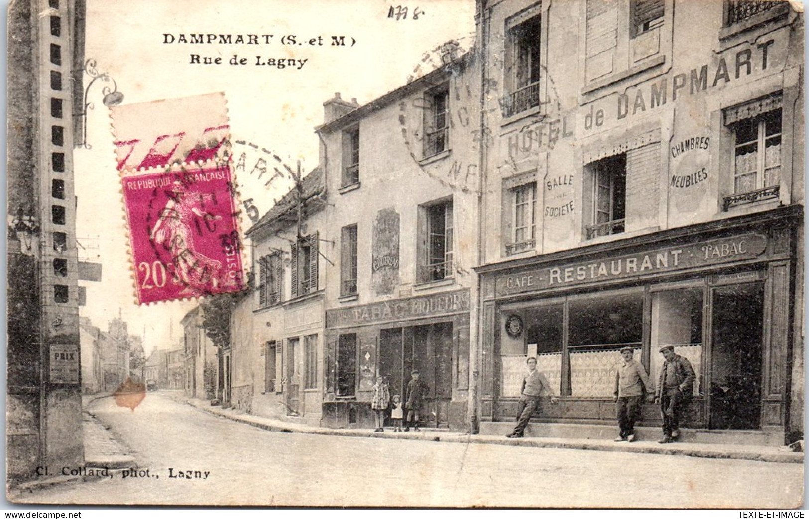 77 DAMPMART - Un Coin De La Rue De Lagny  - Other & Unclassified