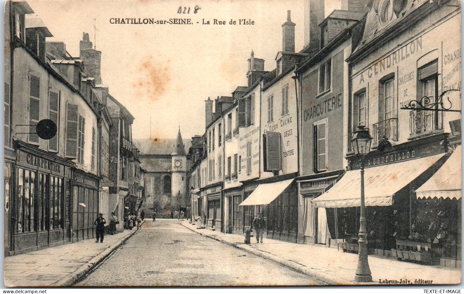 21 CHATILLON SUR SEINE - La Rue De L'isle. - Chatillon Sur Seine