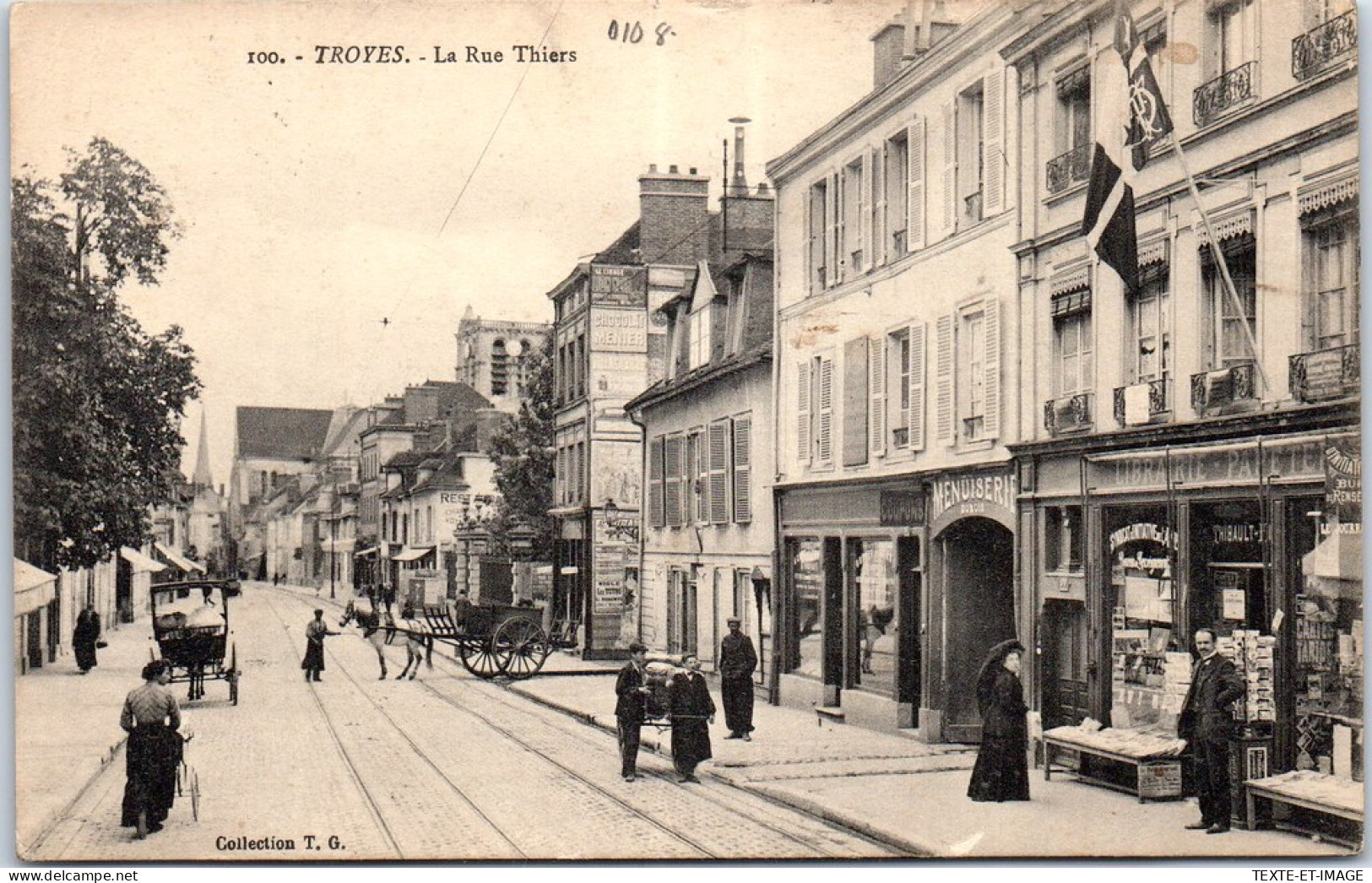 10 TROYES - La Rue Thiers. - Troyes