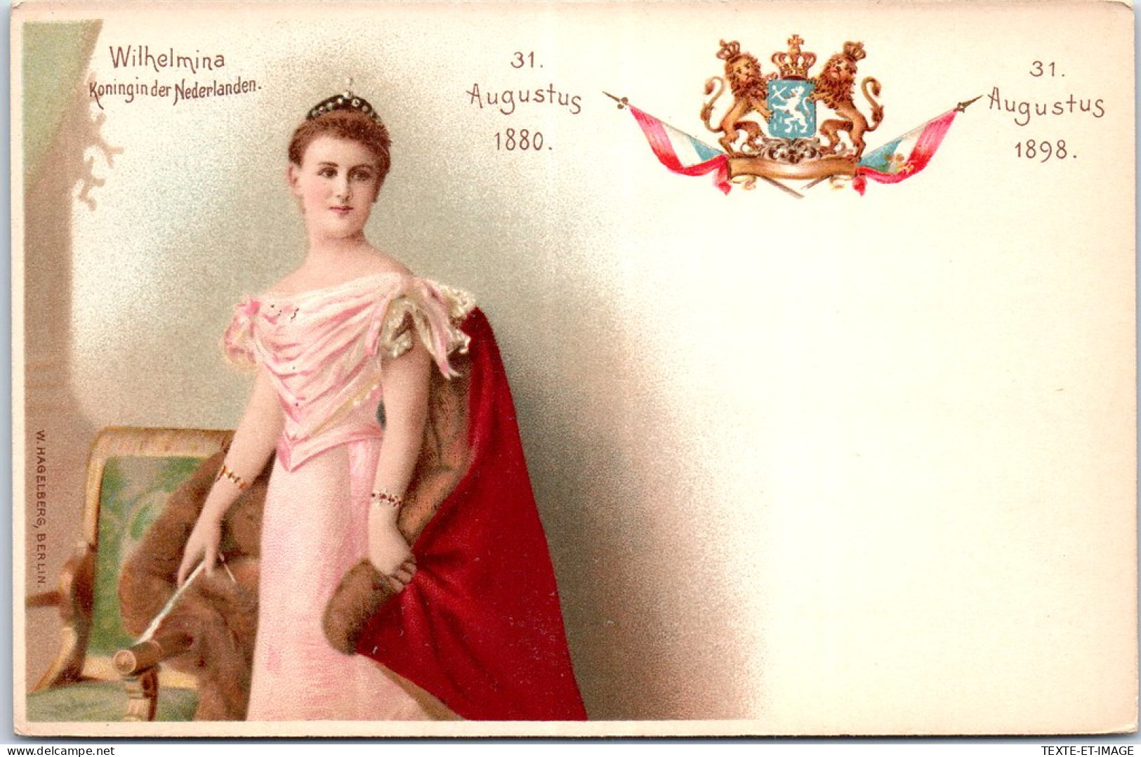 PAYS BAS - Wilhelmina 1880-1898 - Autres & Non Classés