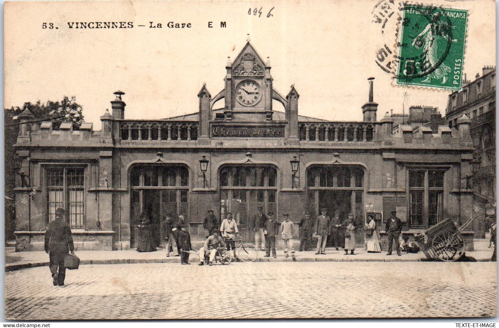 94 VINCENNES - Facade De La Gare. - Vincennes