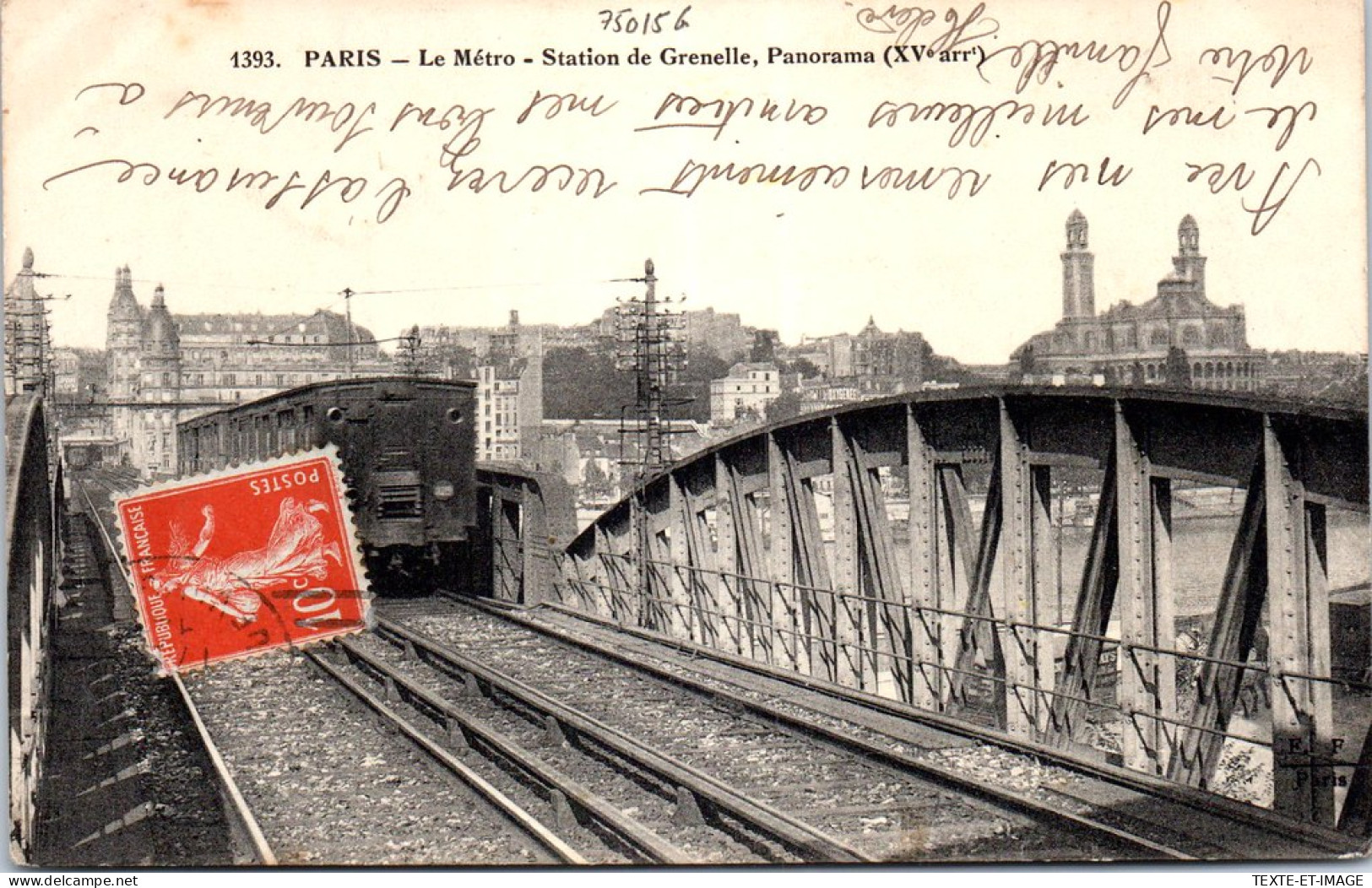 75015 PARIS - Le Metro, Station De Grenelle. - Arrondissement: 15