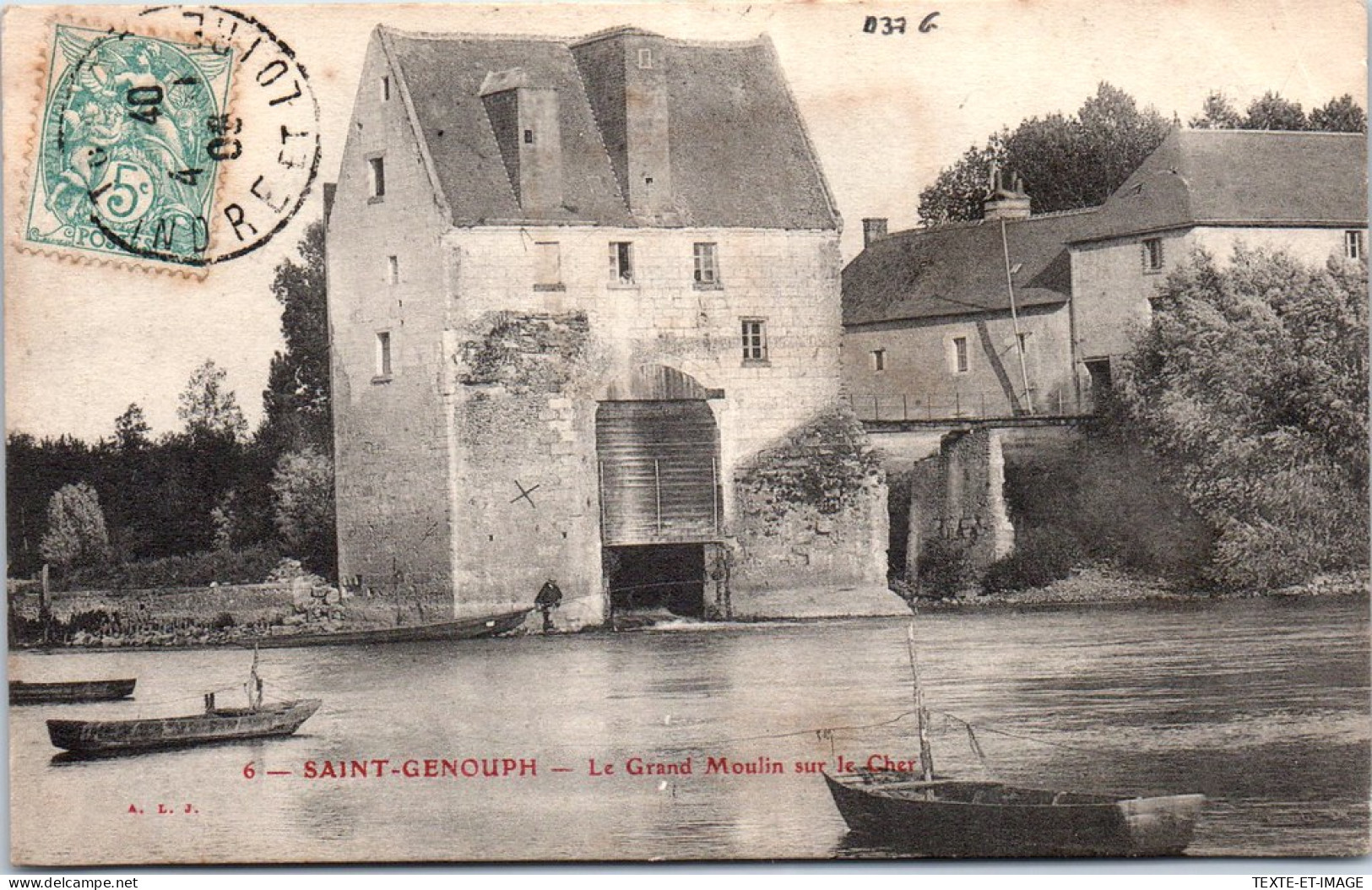 37 SAINT GENOUPH - Le Grand Moulin Sur Le Cher. - Sonstige & Ohne Zuordnung