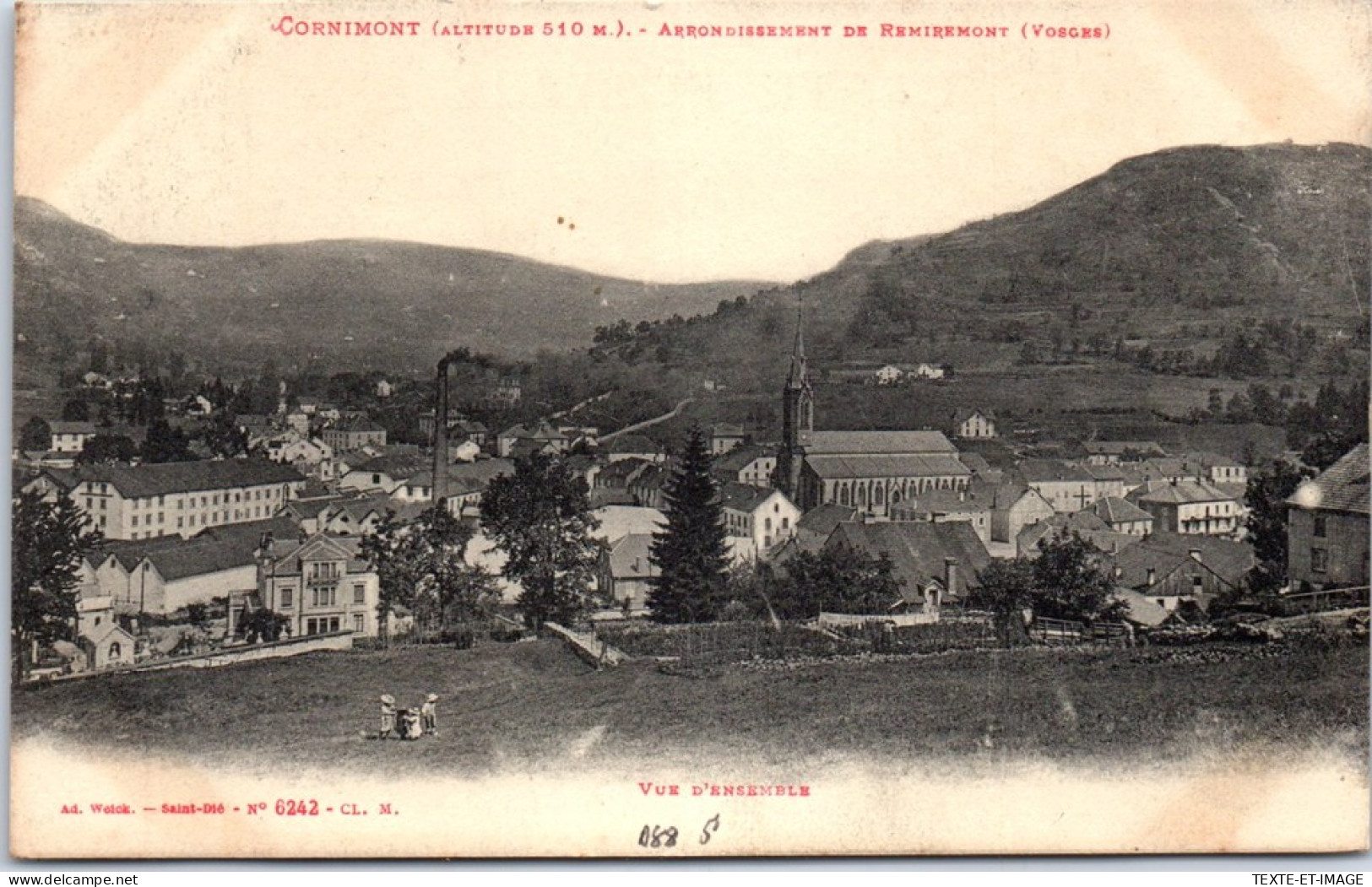 88 CORNIMONT - Vue D'ensemble. - Cornimont