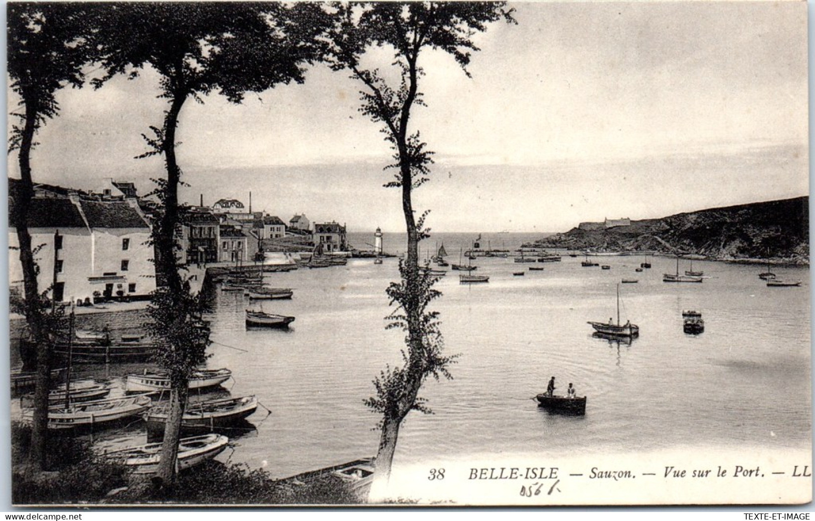 56 BELLE ISLE EN MER - Sauzon, Vue Sur Le Port  - Belle Ile En Mer