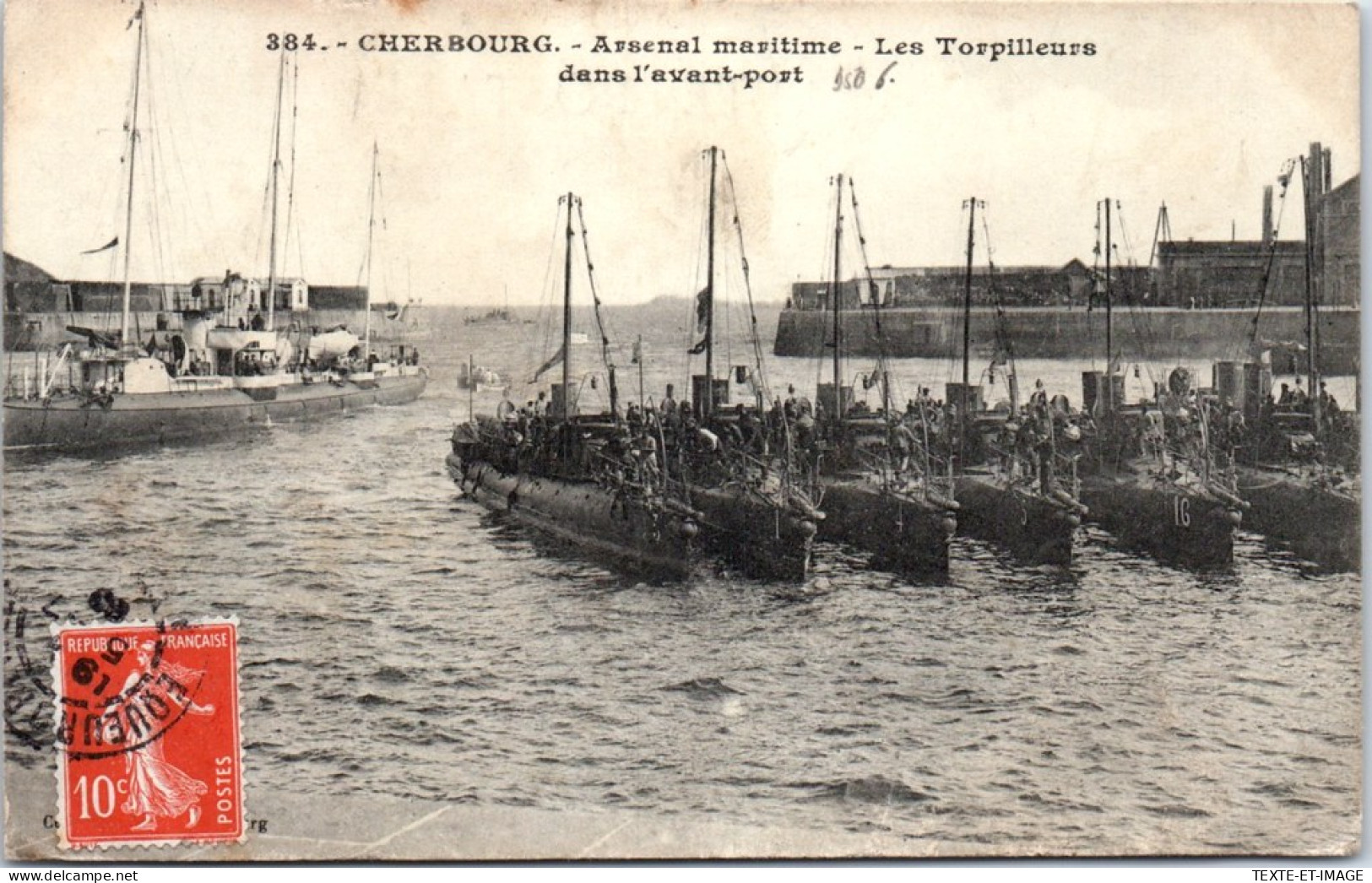 50 CHERBOURG - Les Torpilleurs Dans L'avant Port. - Cherbourg