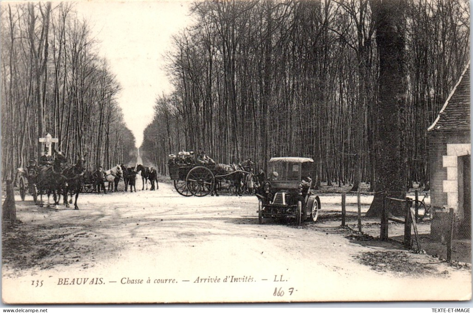 60 BEAUVAIS - Chasse A Courre, Arrivee D'invites  - Beauvais