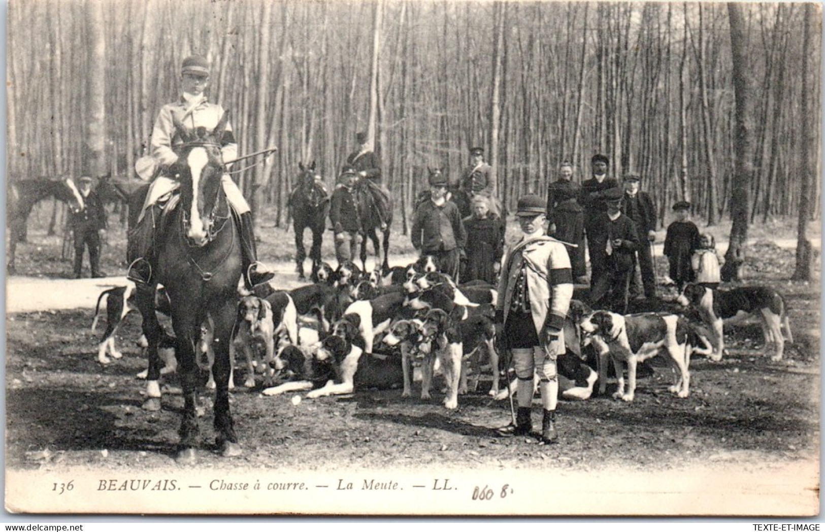 60 BEAUVAIS - Chasse A Courre, La Meute. - Beauvais